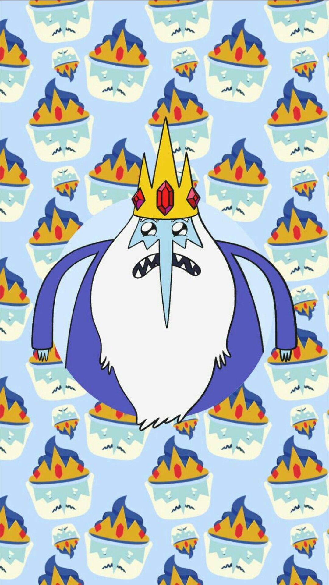 Ice King Adventure Time, skin, 1080x1920 Full HD Verticale, Smartphone