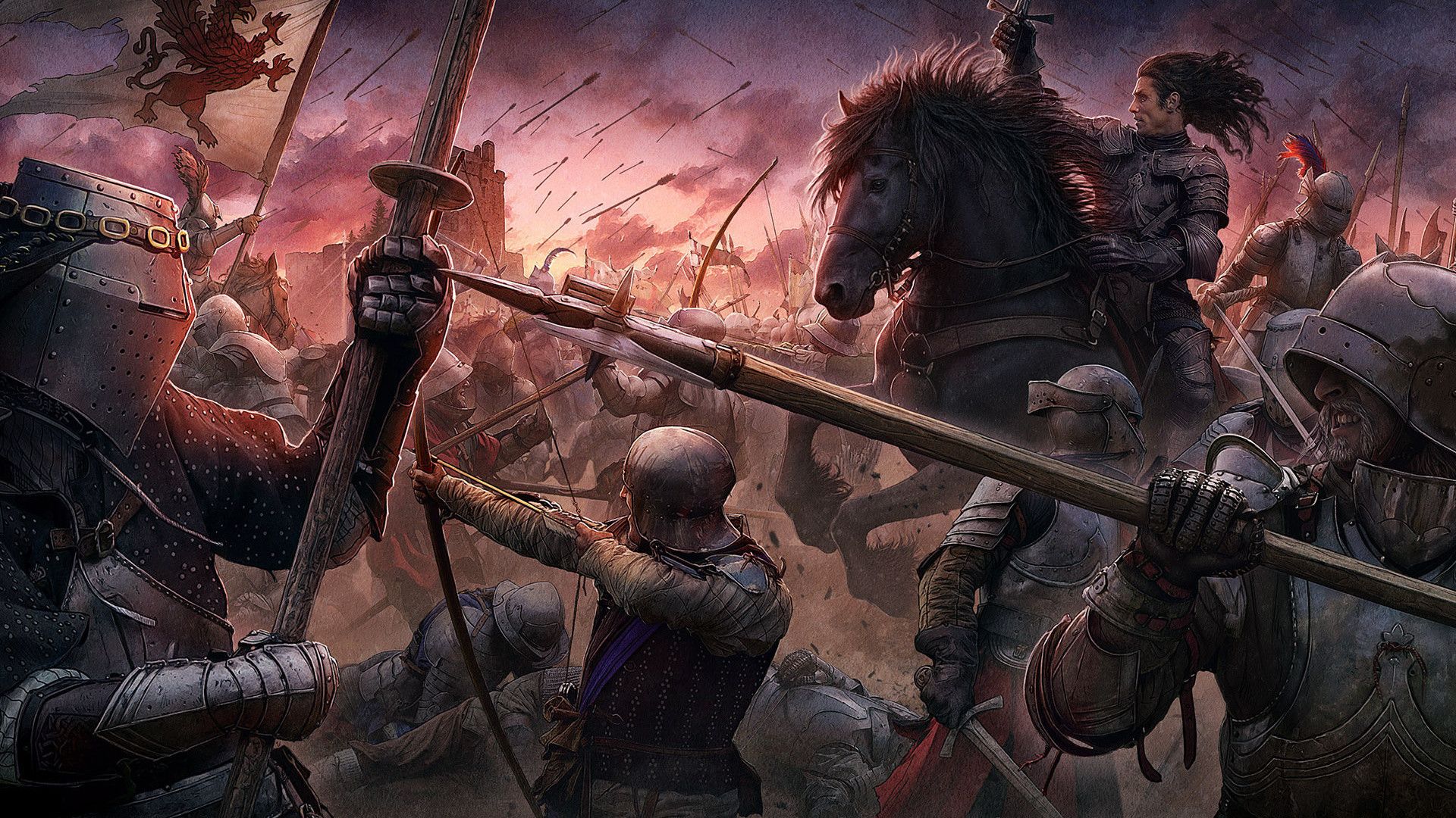 Cavaliere demoniaco con drago, 1920x1200 WUXGA, PC
