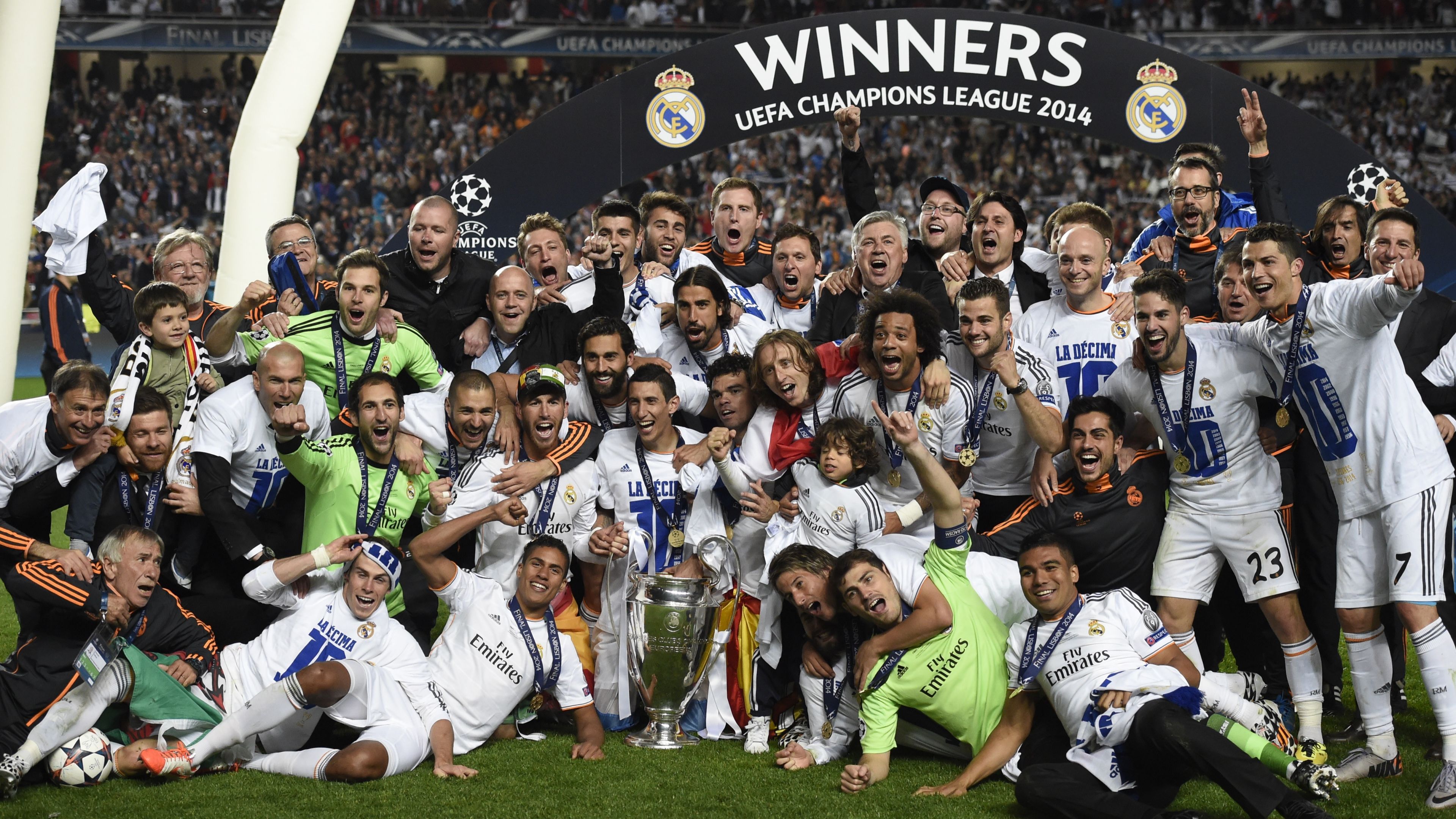 Real Madrid Champions League vittoria, calcio, 3840x2160 4K Ultra HD, Monitor 4K