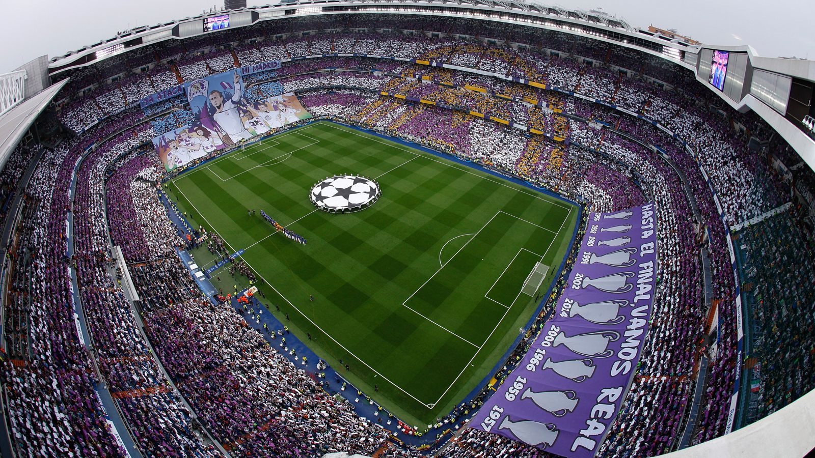 Stadio Santiago Bernabeu gremito, 1600x900 HD Ready, Desktop