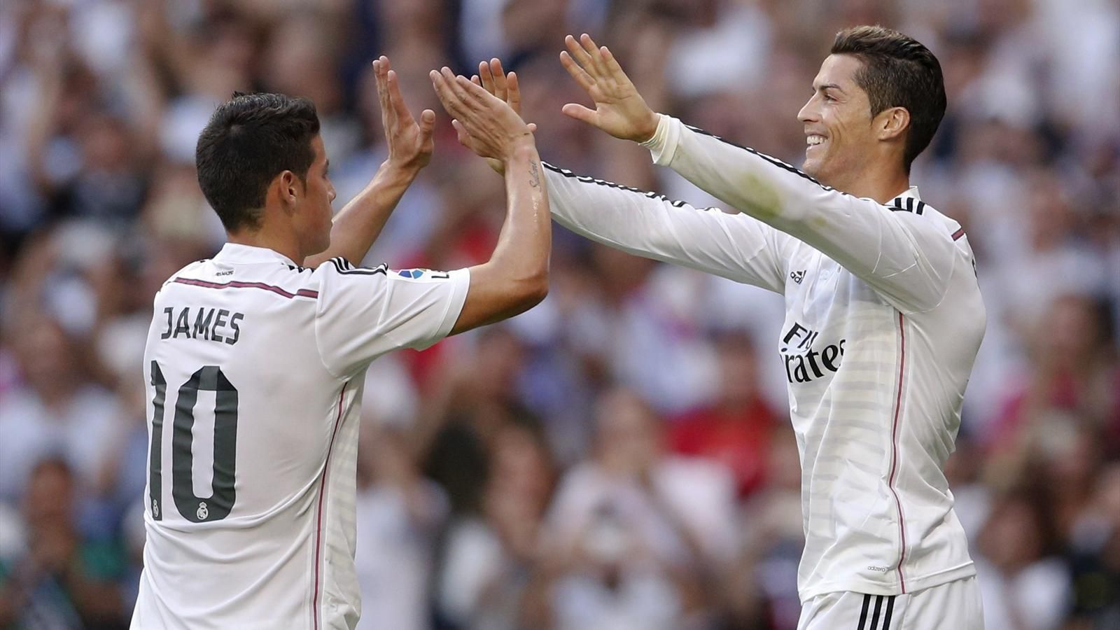 Giocatori Real Madrid esultano, 1600x900 HD, Laptop