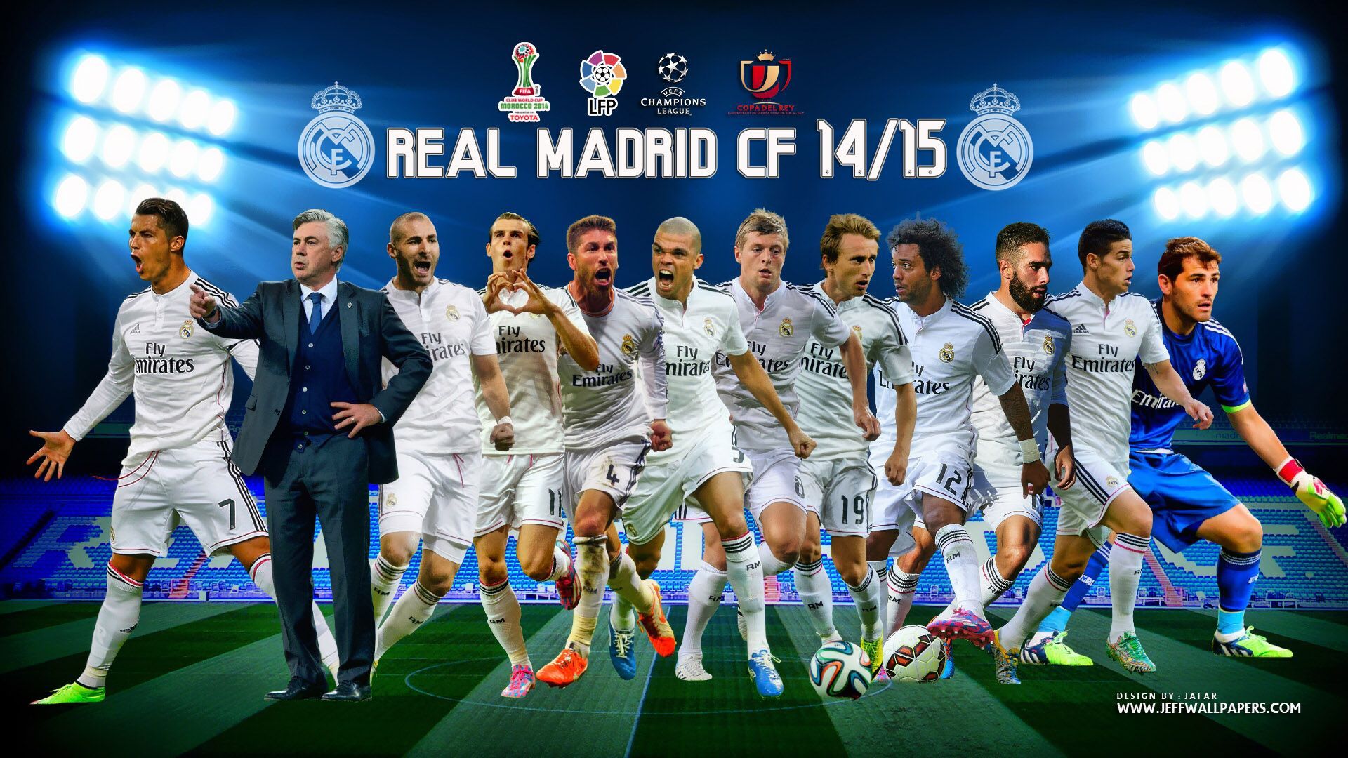 Squadra Real Madrid CF 14/15, 1920x1080 Full HD 1080p, Desktop