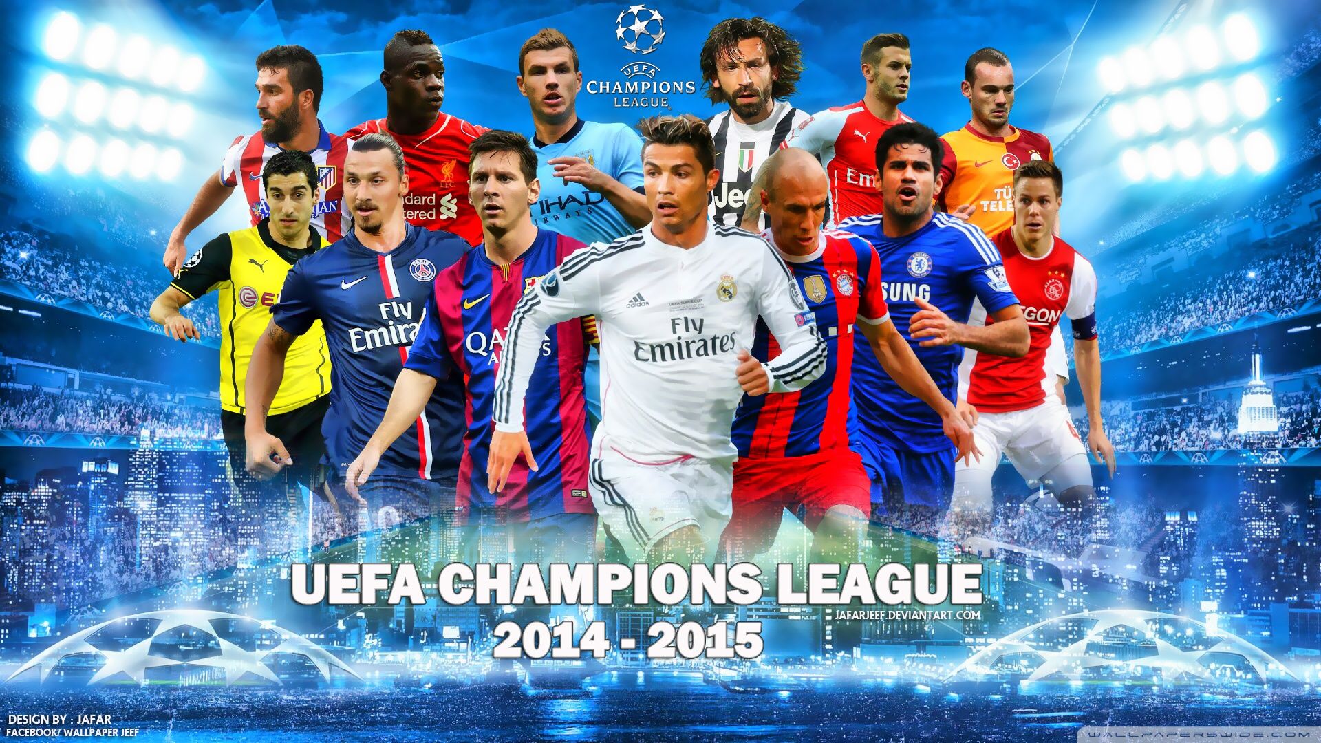 Giocatori Real Madrid esultano stadio, 1366x768 720p, Laptop