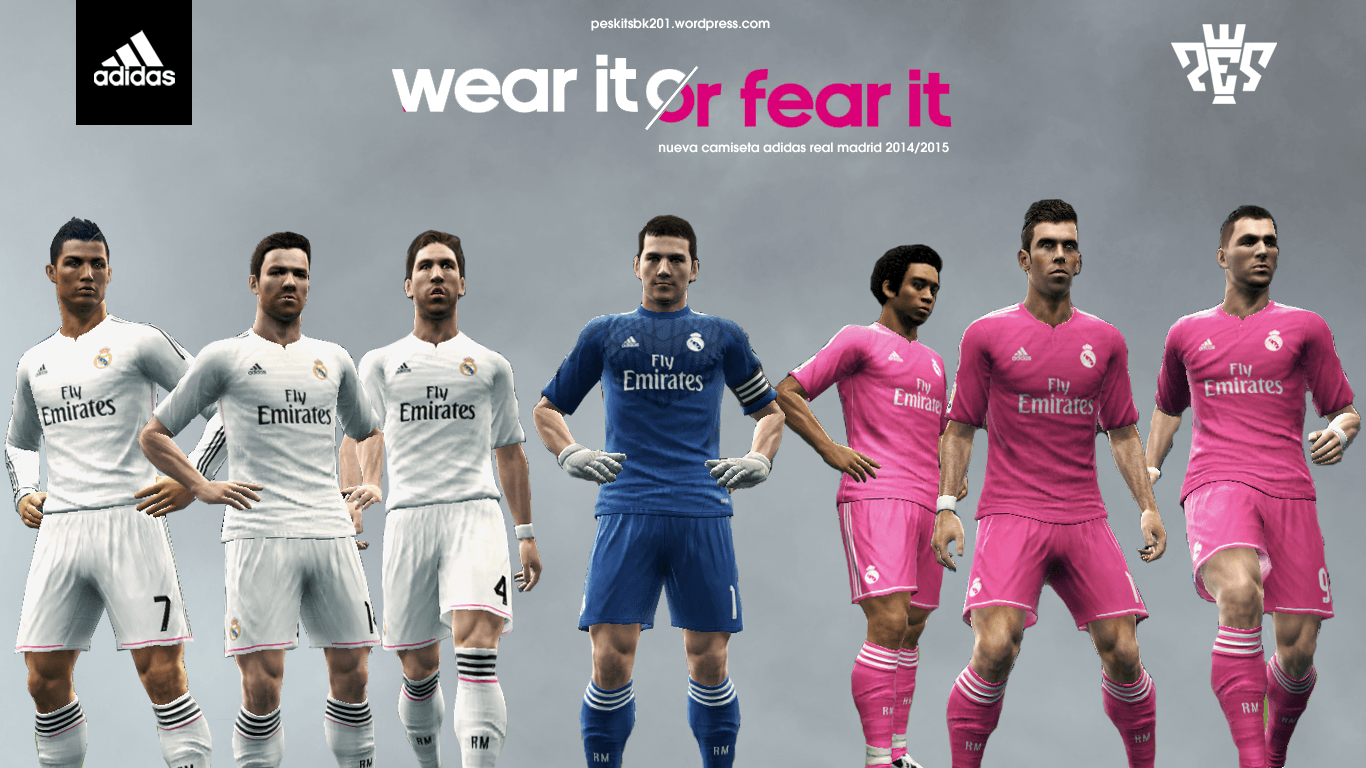 Squadra Real Madrid divise 2014-15, 1366x768 HD, Desktop