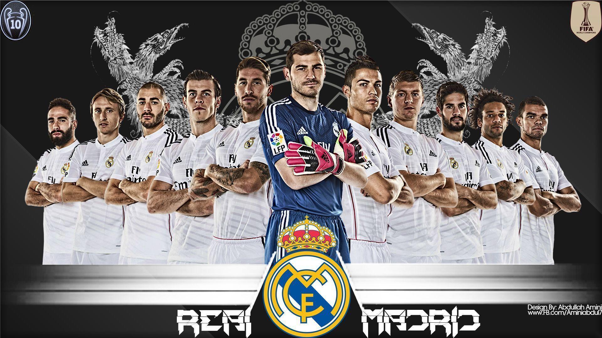 Squadra Real Madrid calciatori, 1920x1080 Full HD 1080p, Laptop