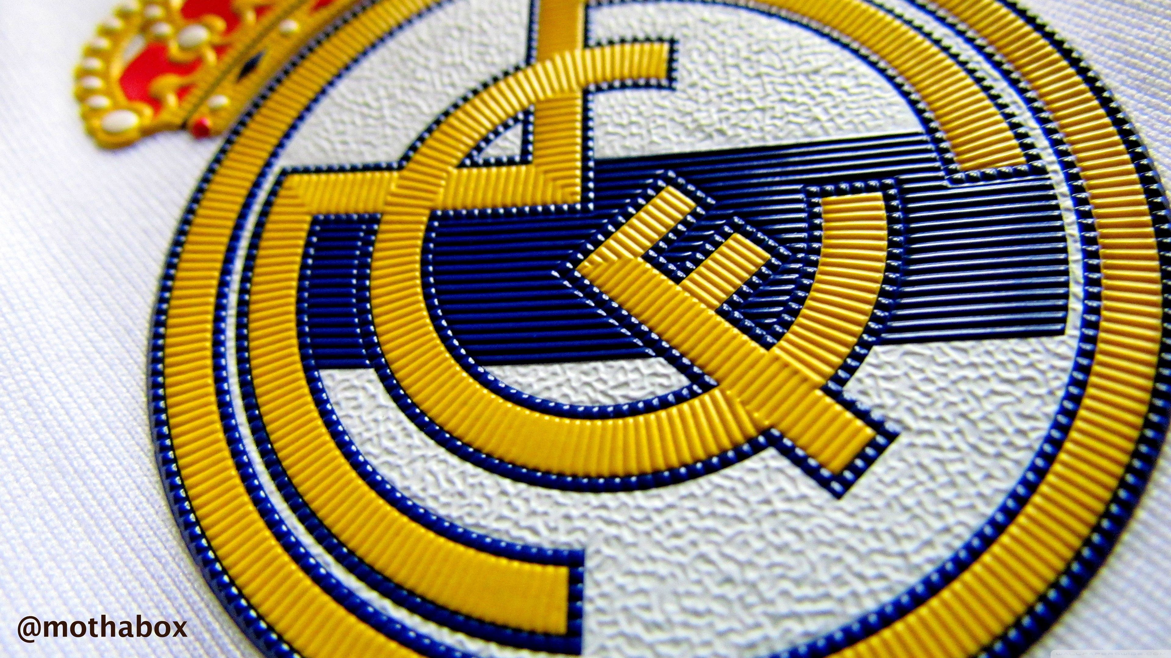 Stemma Real Madrid ricamato, 3840x2160 4K, Desktop 4K