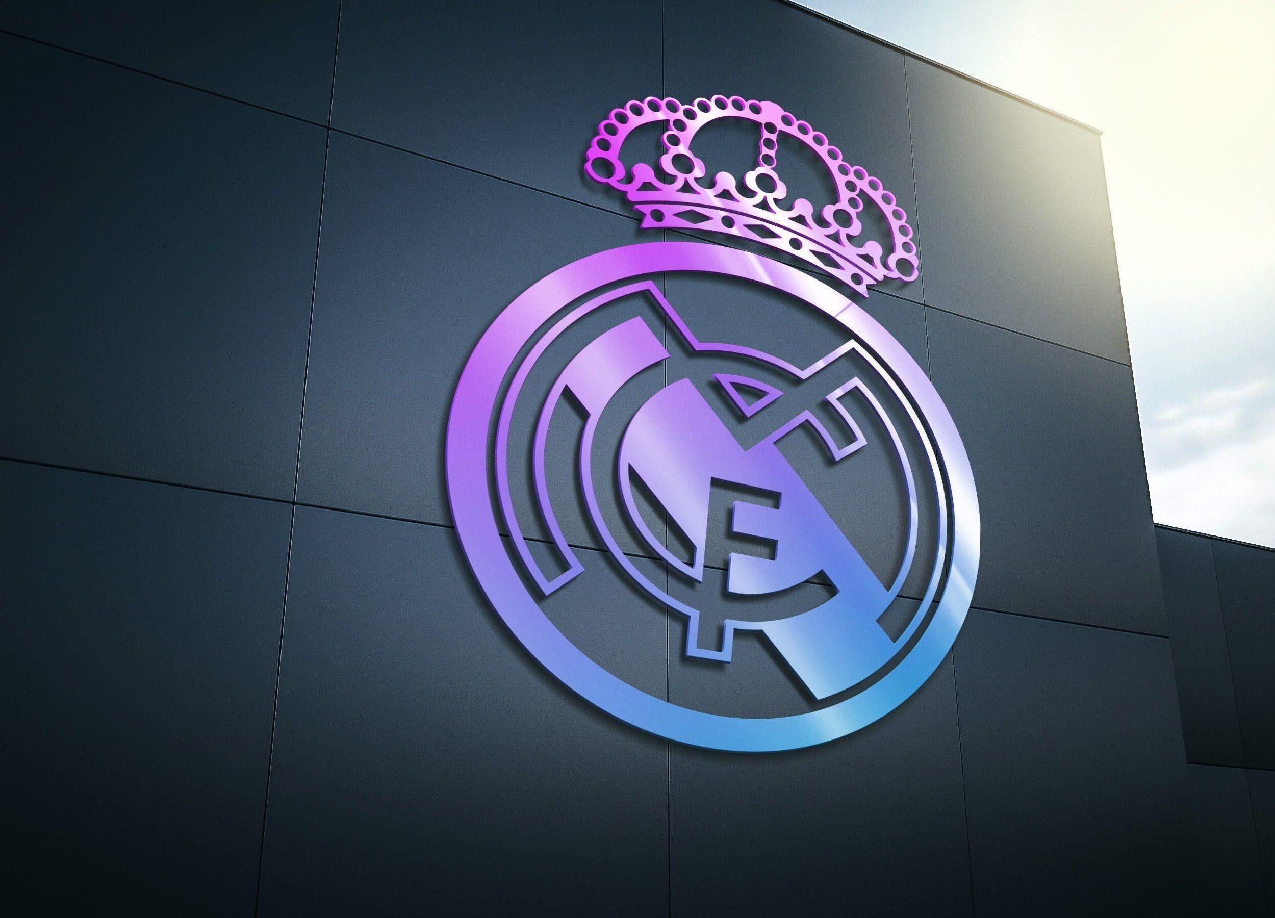 Logo Real Madrid 3D, 2500x1800 Hi-Res, Desktop