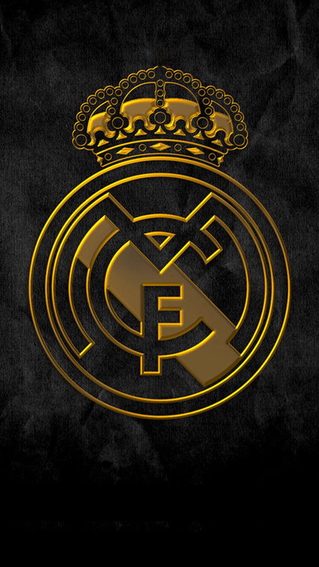 Logo Real Madrid dorato, 1080x1920 Full HD Verticale, Samsung Galaxy