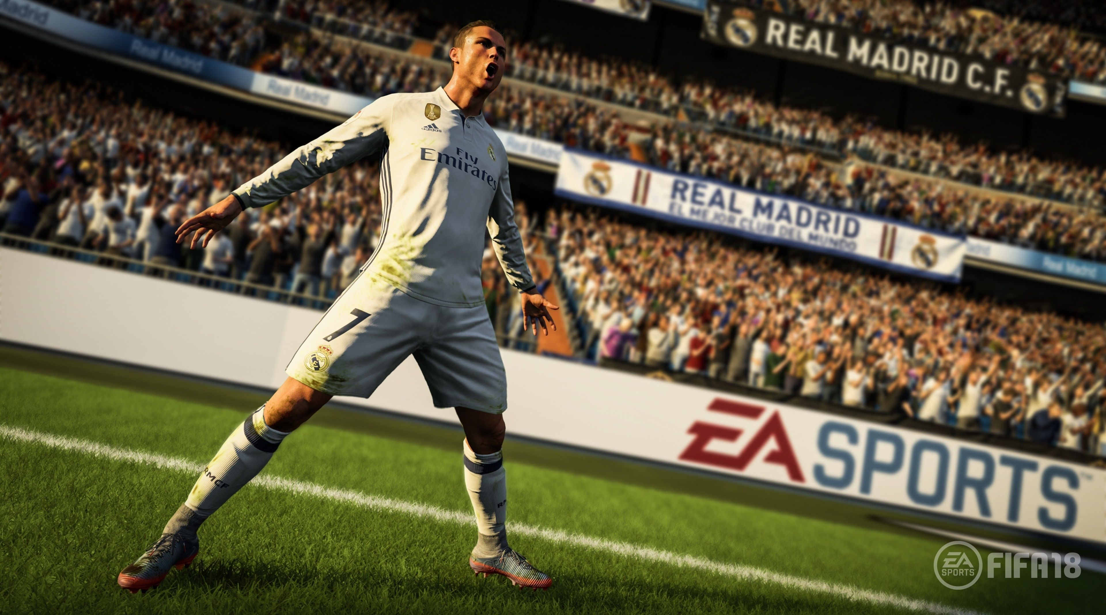 Cristiano Ronaldo FIFA 18 Real Madrid, CR7, 3840x2137 4K, Desktop 4K