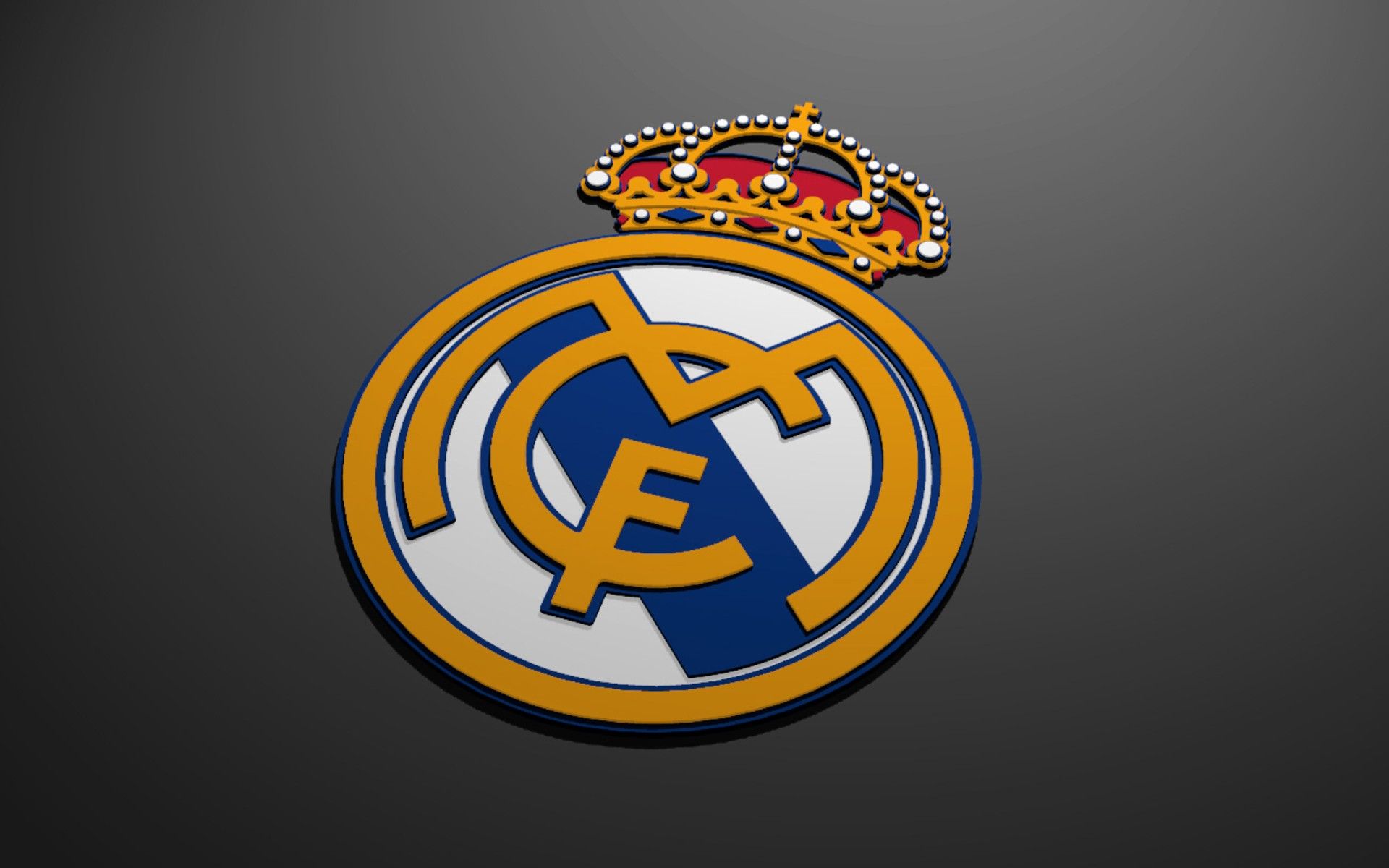 Logo Real Madrid 3D, 1920x1200 Full HD+, Laptop
