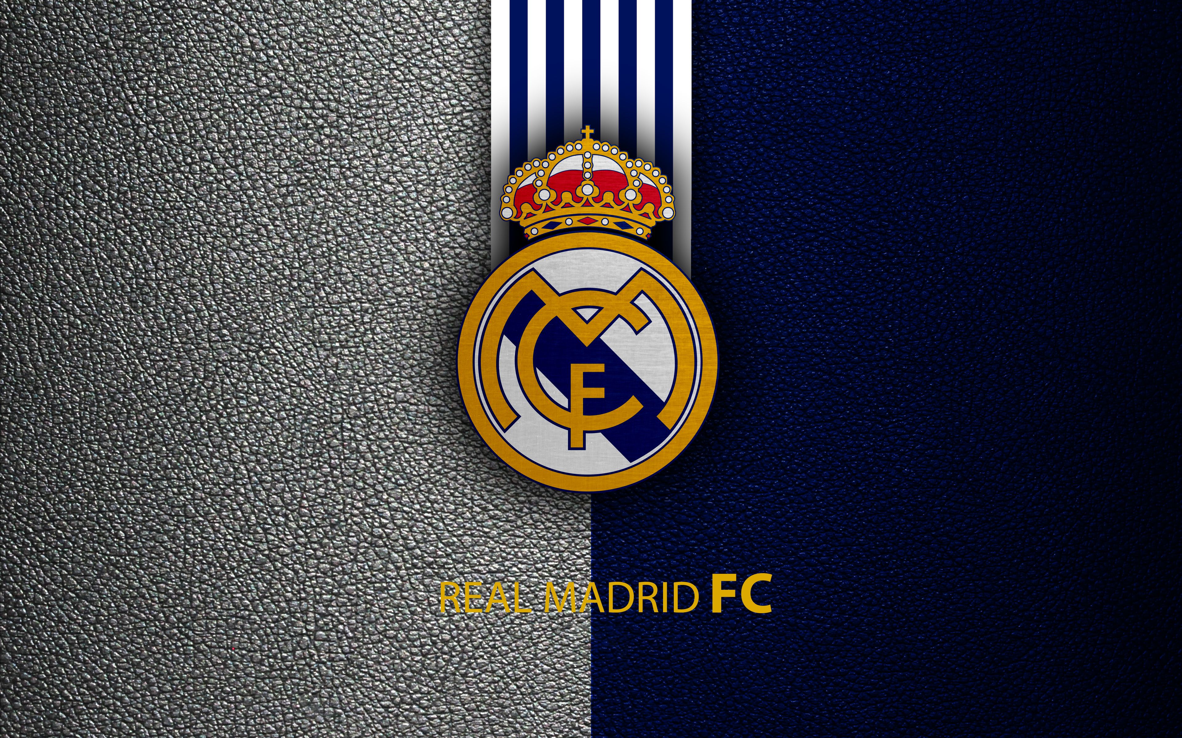 Logo Real Madrid FC, 3840x2400 Ultra HD, 4K TV