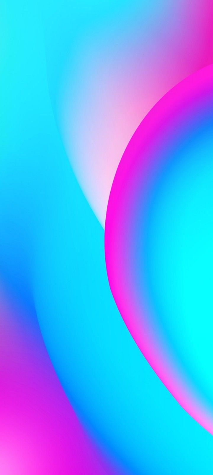 Sfondo astratto ciano e magenta, 720x1600 Full HD Verticale, Samsung Galaxy