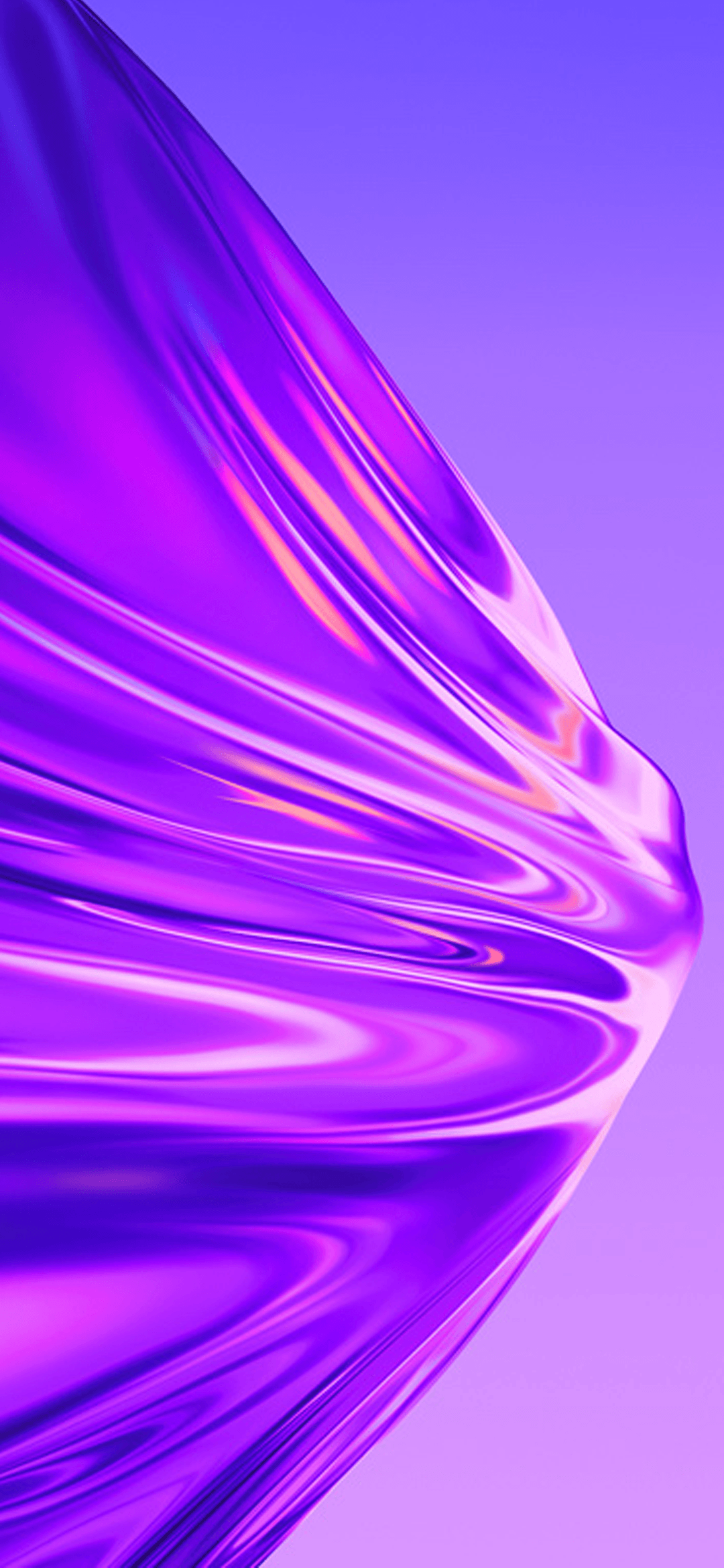 Onda di seta viola, 1080x2340 Full HD Verticale, iPhone