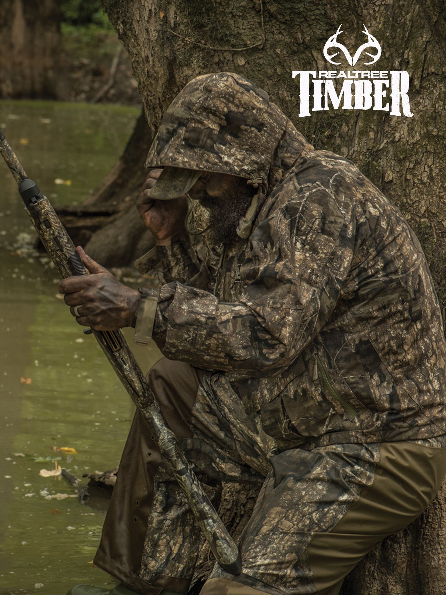Cacciatore mimetico Realtree Timber, 1536x2048 Verticale, Telefono