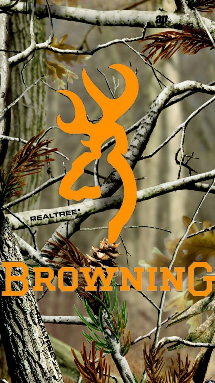 Logo Browning mimetico Realtree, 720x1280 Full HD Verticale, iPhone