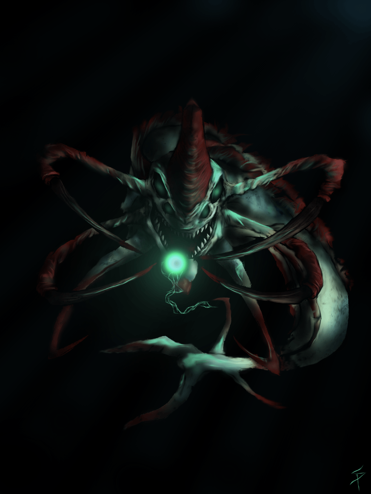 Reaper Leviathan Subnautica, 1280x1707 Full HD Verticale, Smartphone