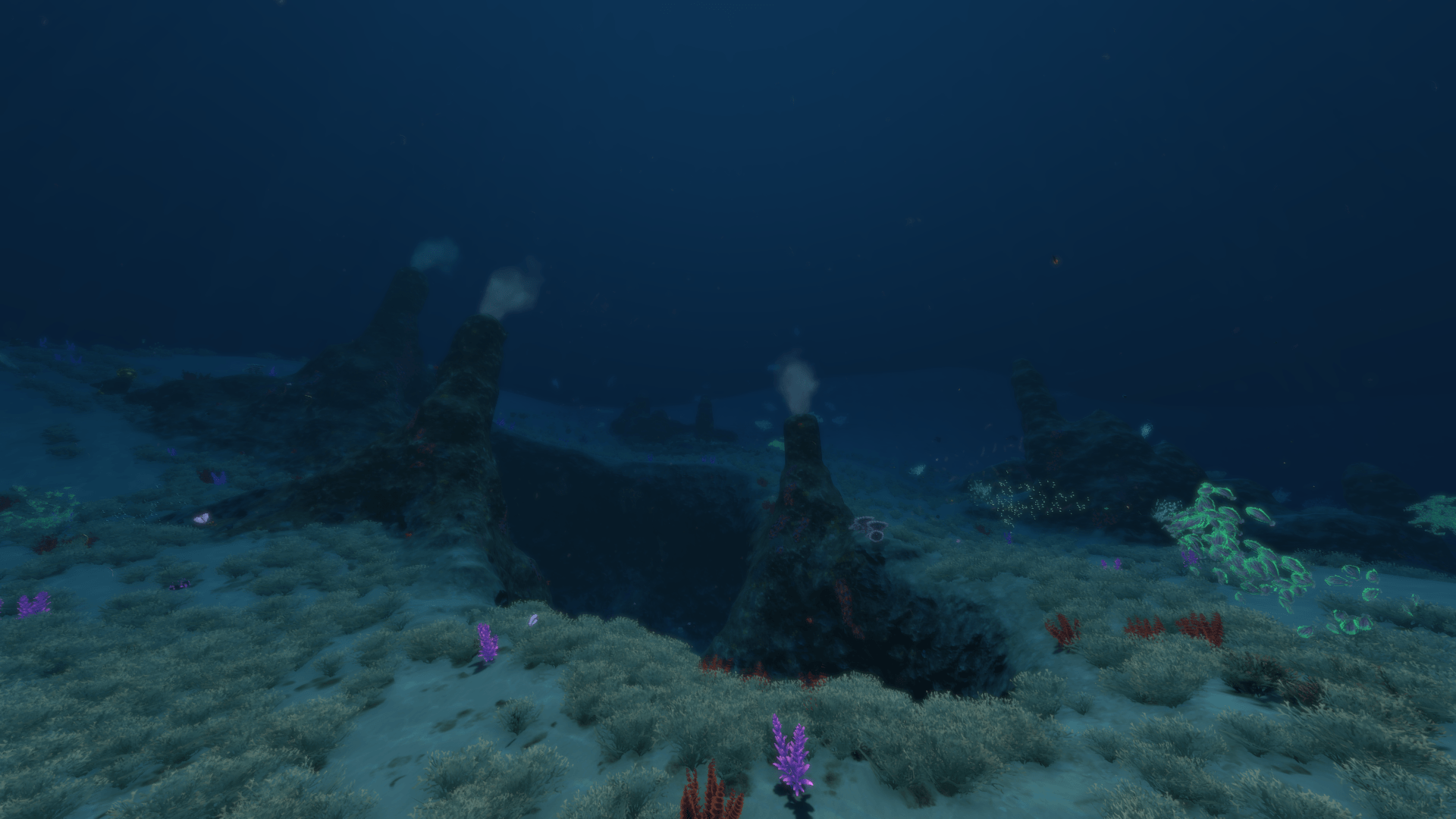 Reaper Leviathan Subnautica sott'acqua, 1812x1080 HD, Desktop