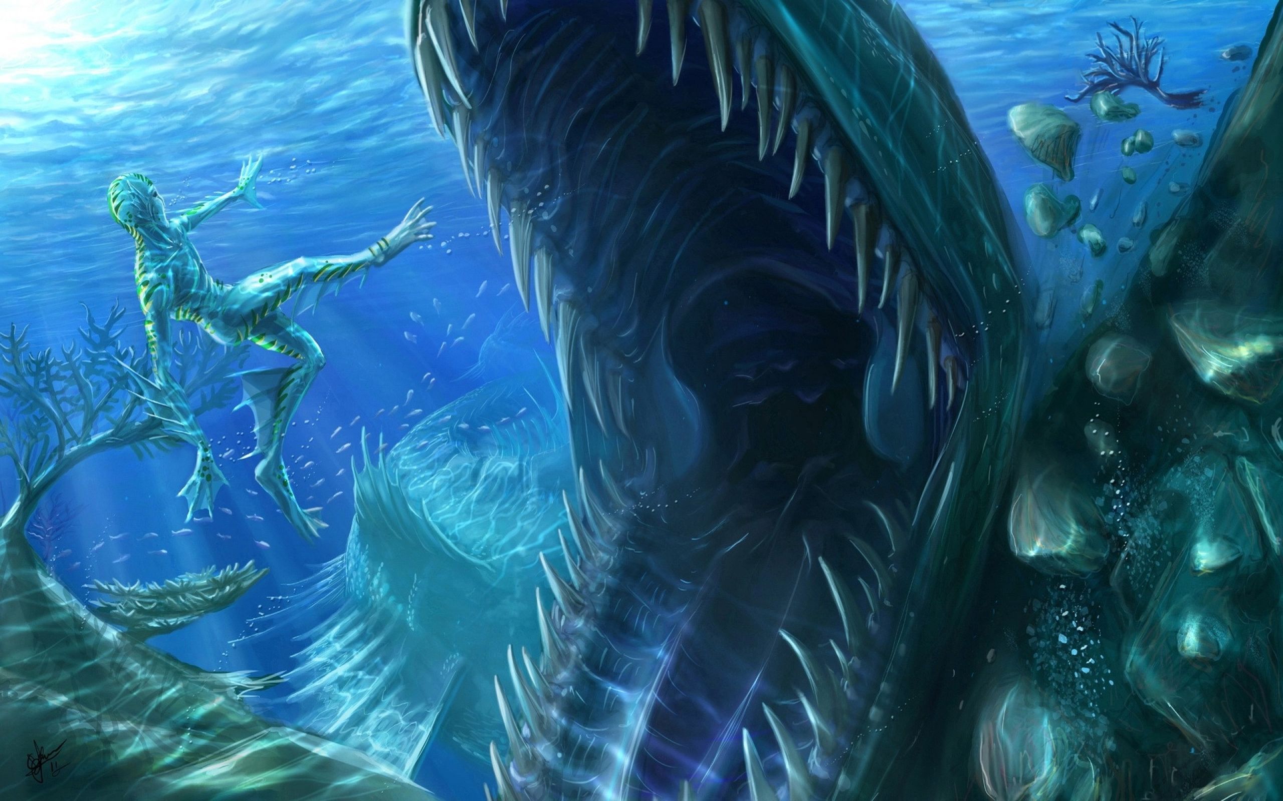 Relitto sommerso Subnautica, 1600x900 900p, PC Desktop