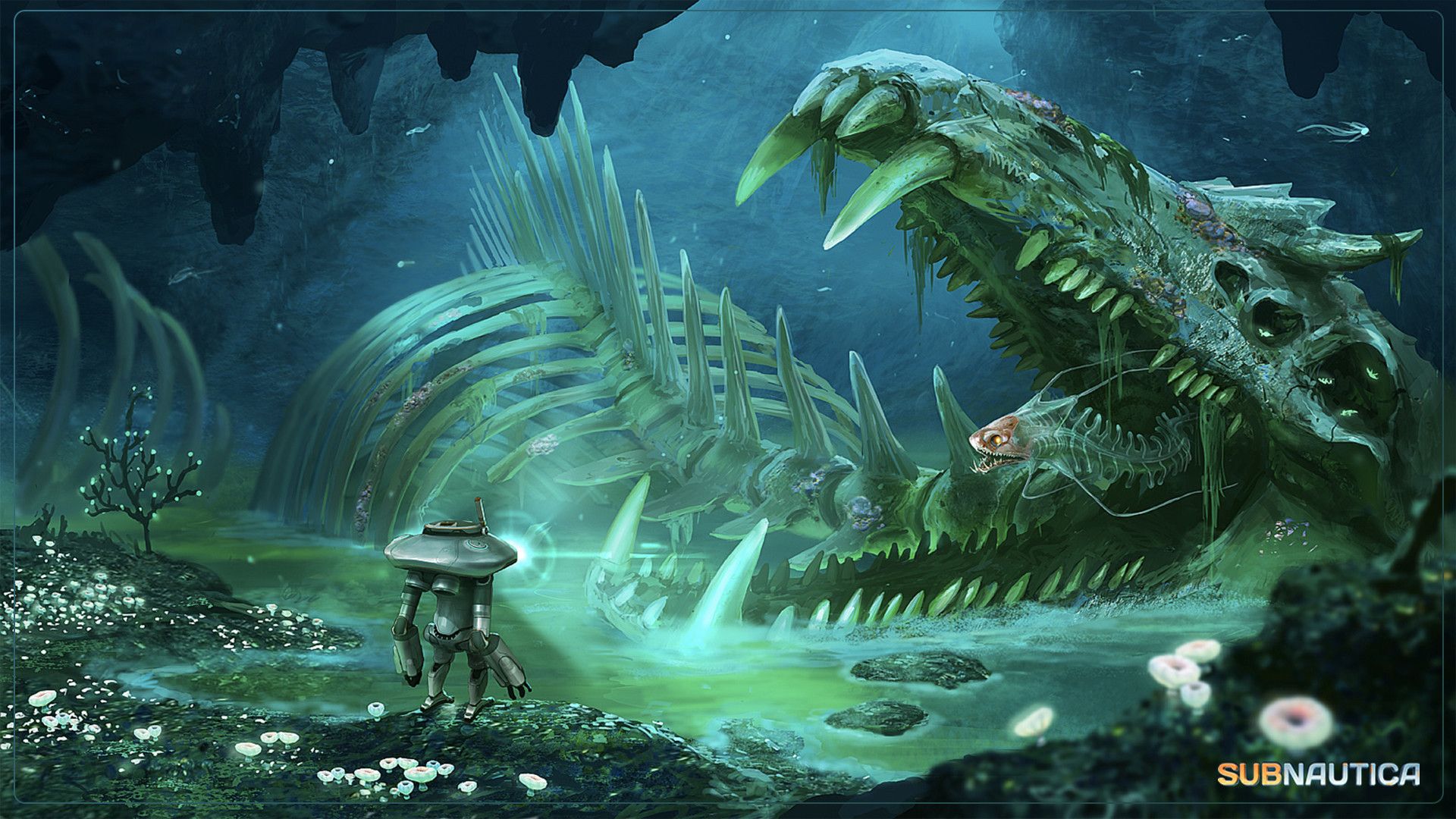 Reaper Subnautica sottomarino sott'acqua, 1332x850 720p, Laptop