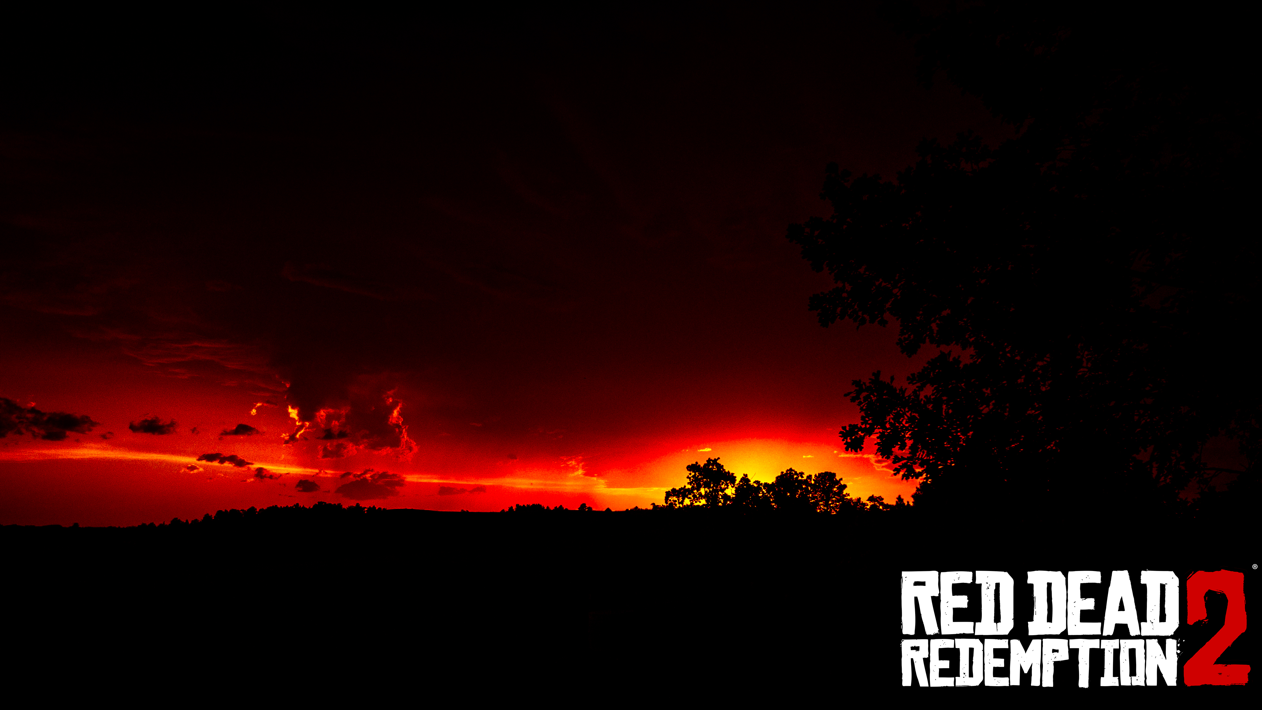 Red Dead Redemption 2 tramonto rosso, 4032x2268 4K Ultra HD, Monitor 4K