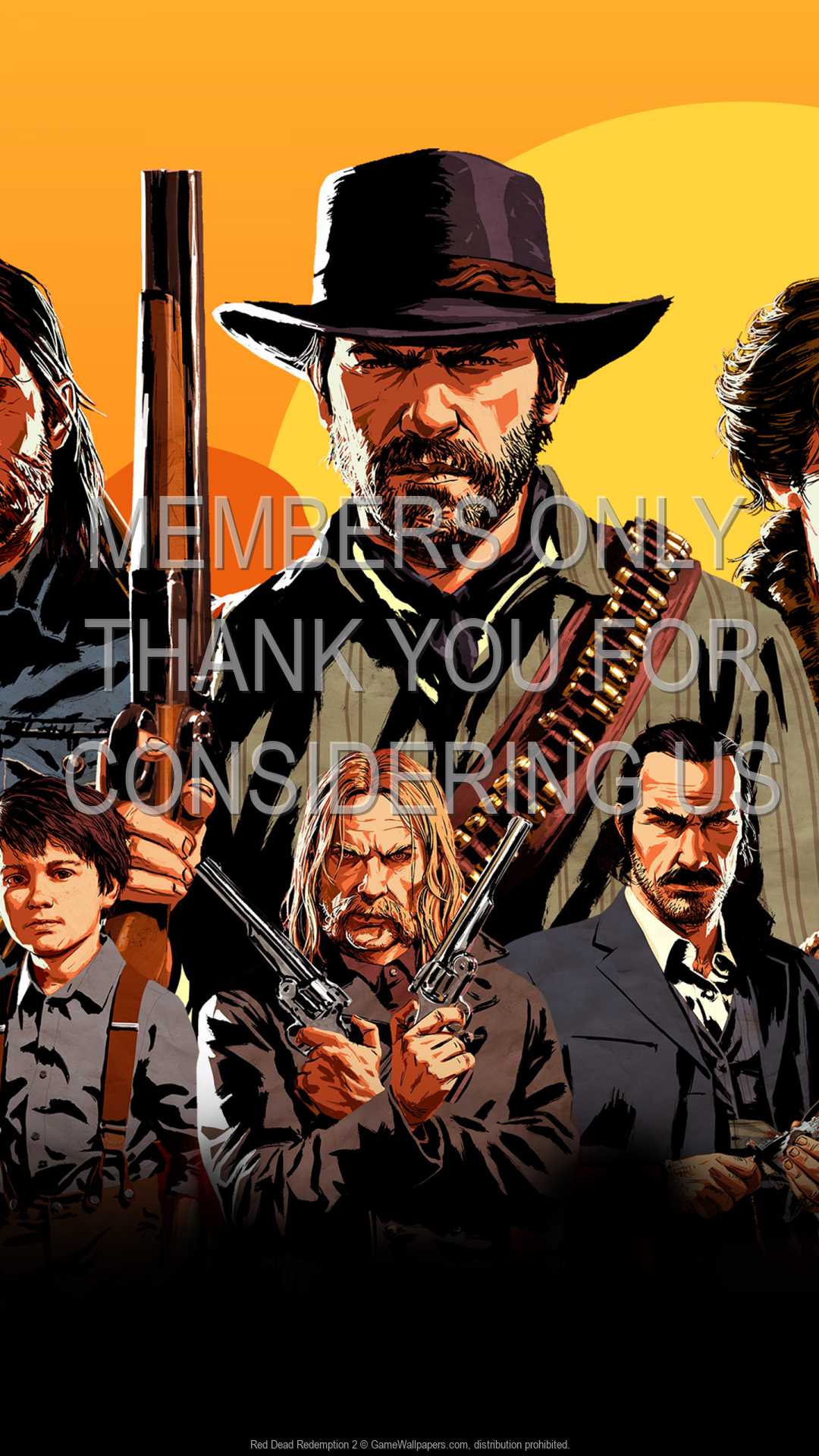 Red Dead Redemption 2 personaggi, 1080x1920 Full HD Verticale, iPhone