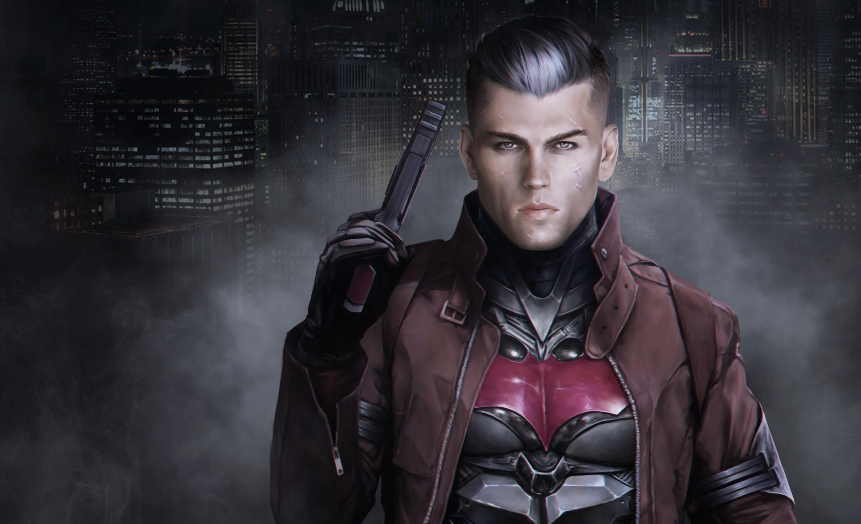 Red Hood Jason Todd DC, 1500x3000 Verticale, Android