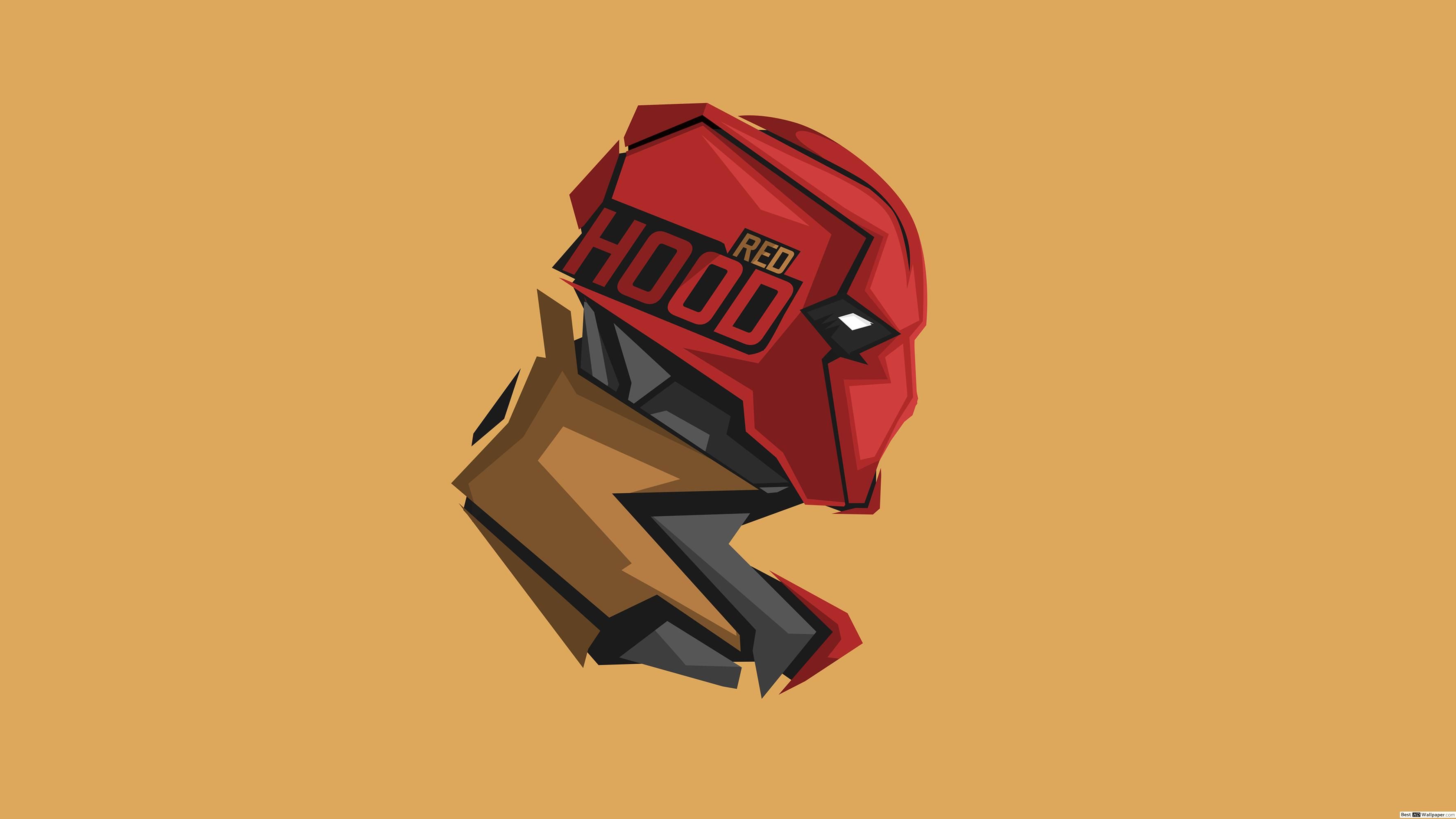 Red Hood casco minimalista DC, 3554x1999 2K+, PC