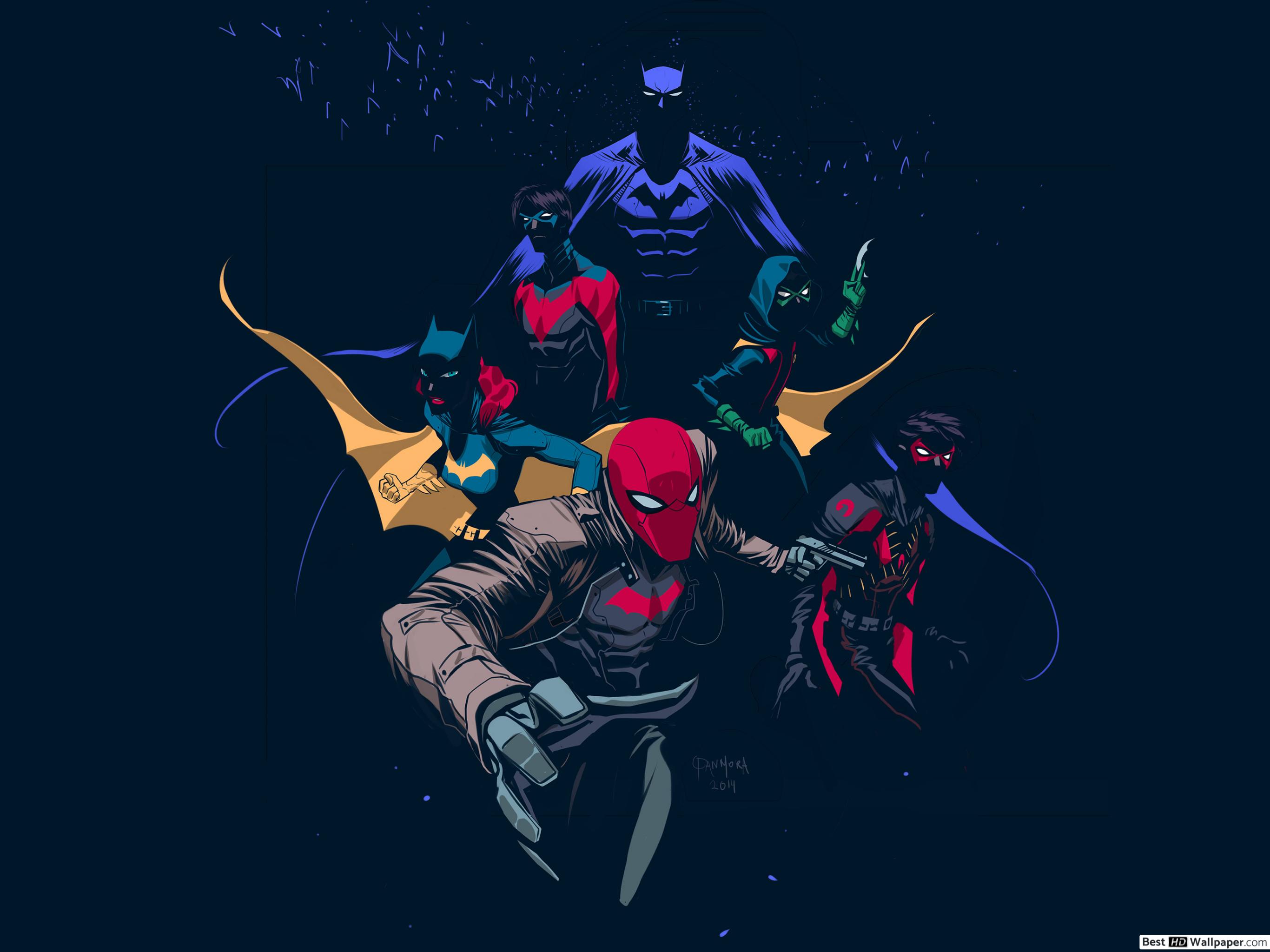 Red Hood e Bat-Family DC, 2732x2048 WQXGA, Desktop