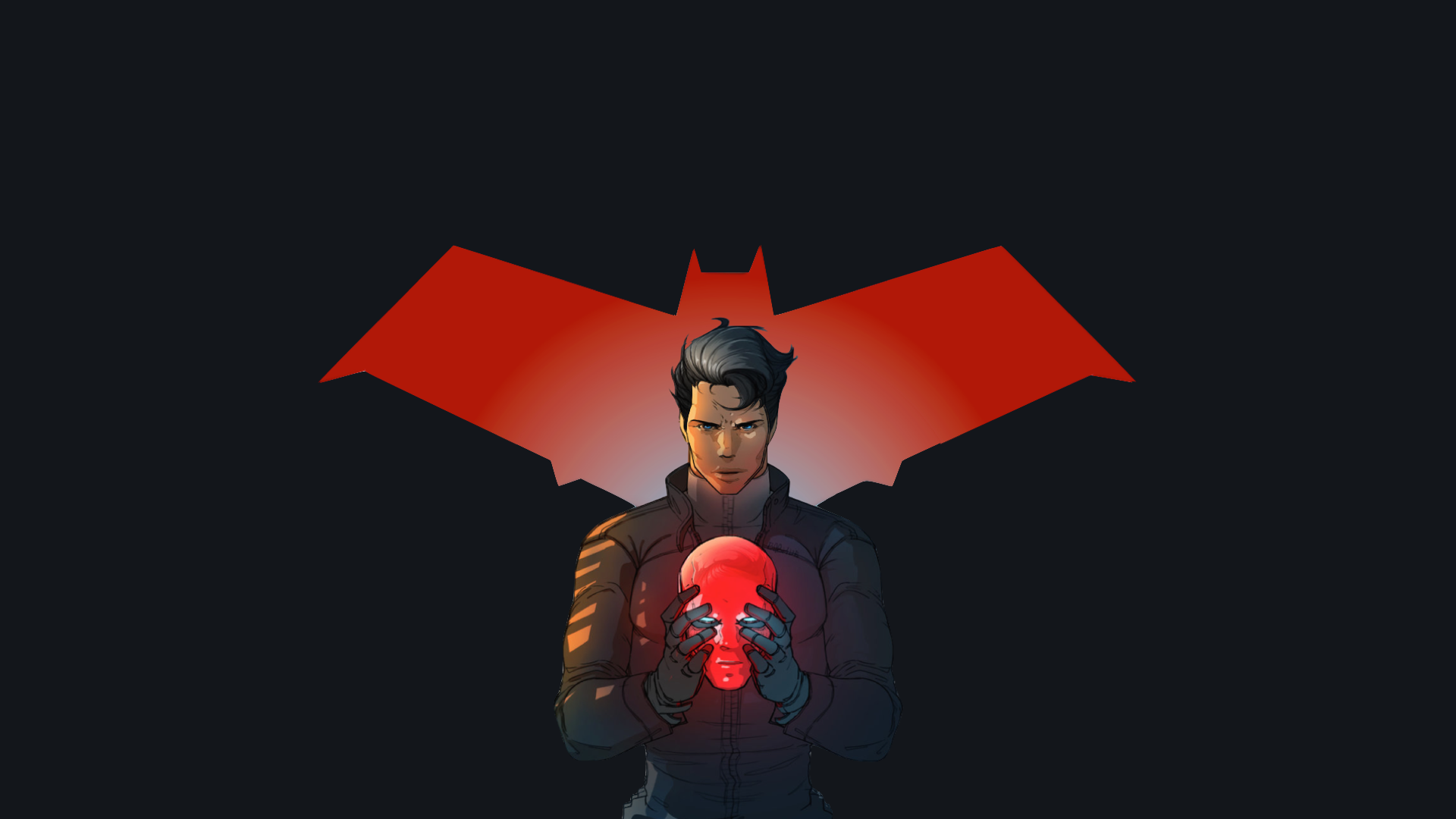 Red Hood DC con teschio rosso, 1920x1080 1080p, Laptop
