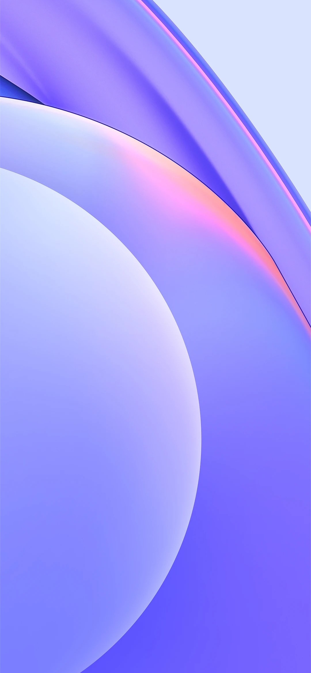 Sfere astratte viola sfumato, 1080x2340 Verticale, Xiaomi