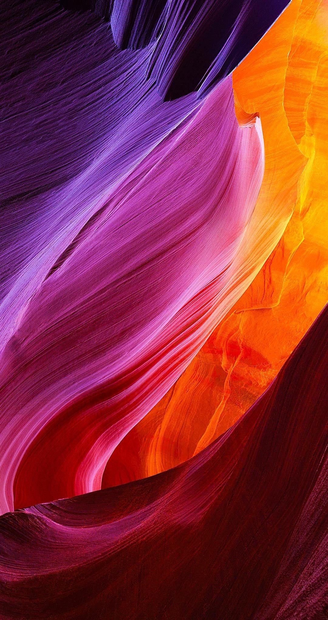 Canyon astratto viola arancione, 1080x2040 Full HD Verticale, Redmi