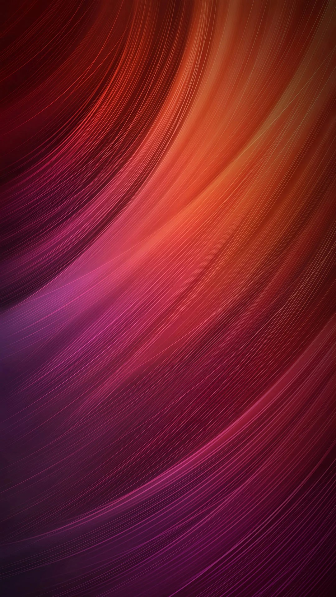 Onde astratte rosso viola, 1080x1920 Verticale, Xiaomi Mi