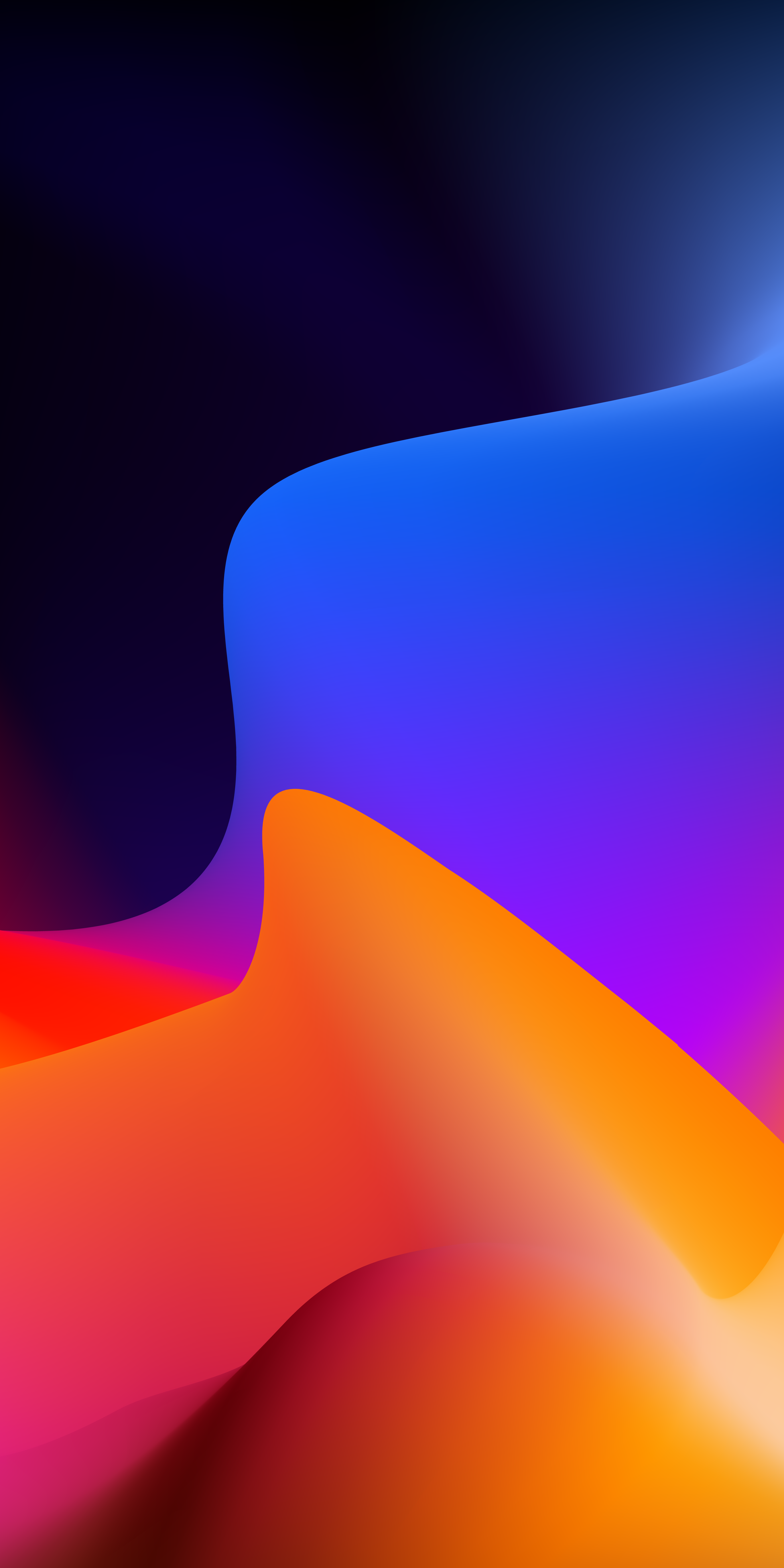 Forme astratte 3D colorate, 630x1280 Verticale, Xiaomi Mi