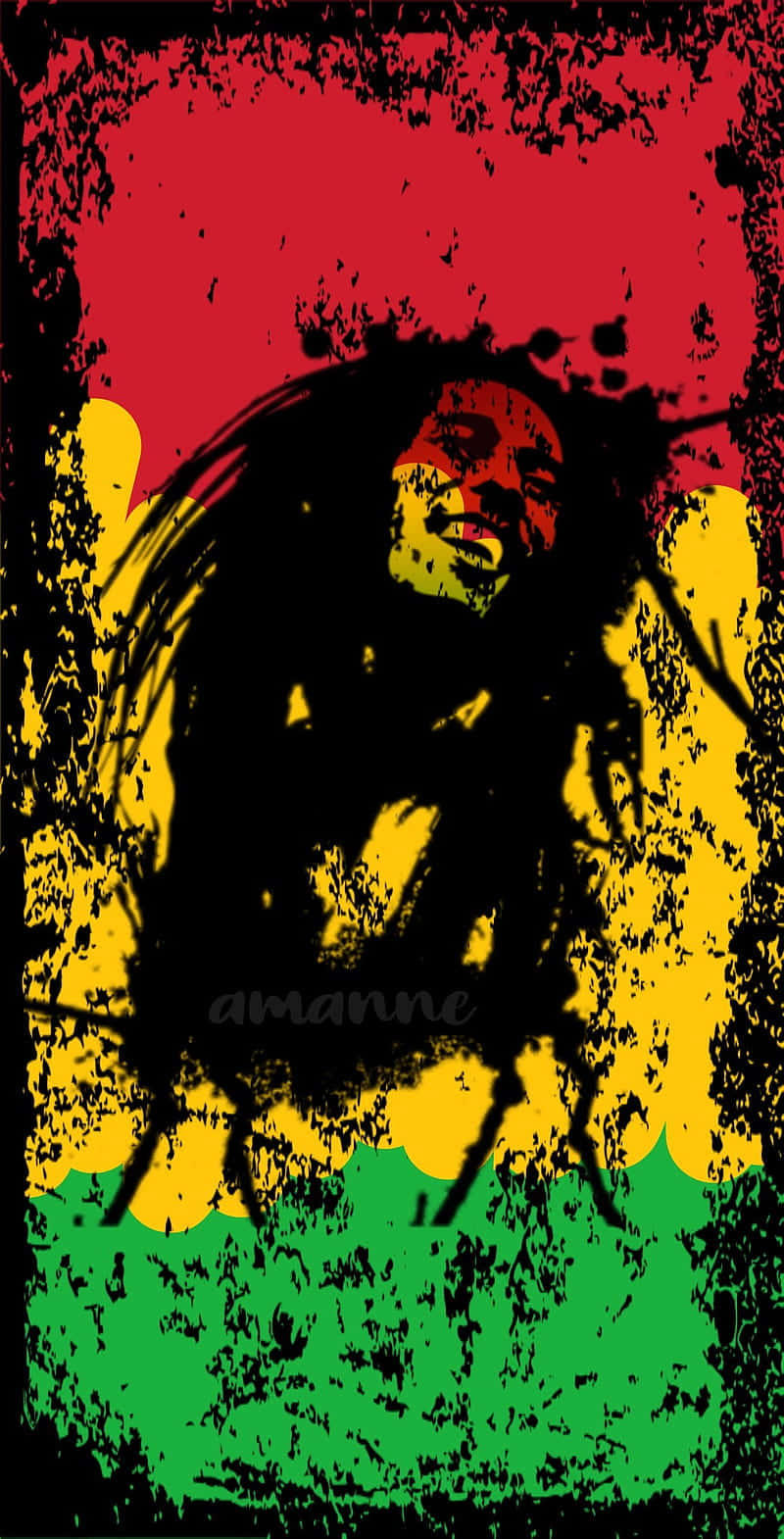 Uomo rasta colori reggae, 800x1570 Verticale, Telefono