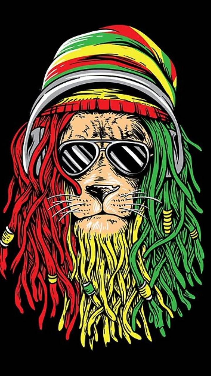 Leone rasta con dreadlocks, 720x1280 Verticale, Telefono