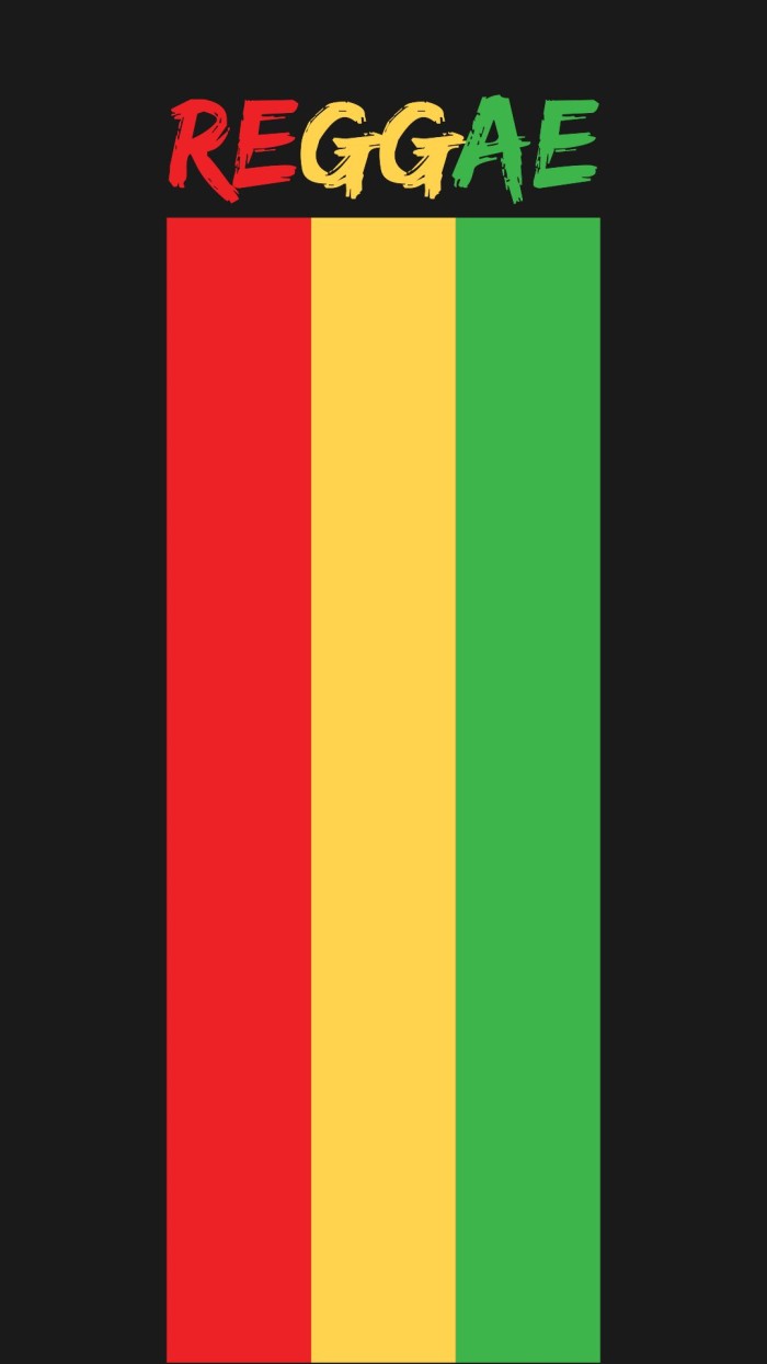 Strisce rosso giallo verde reggae, 700x1244 Verticale, Android