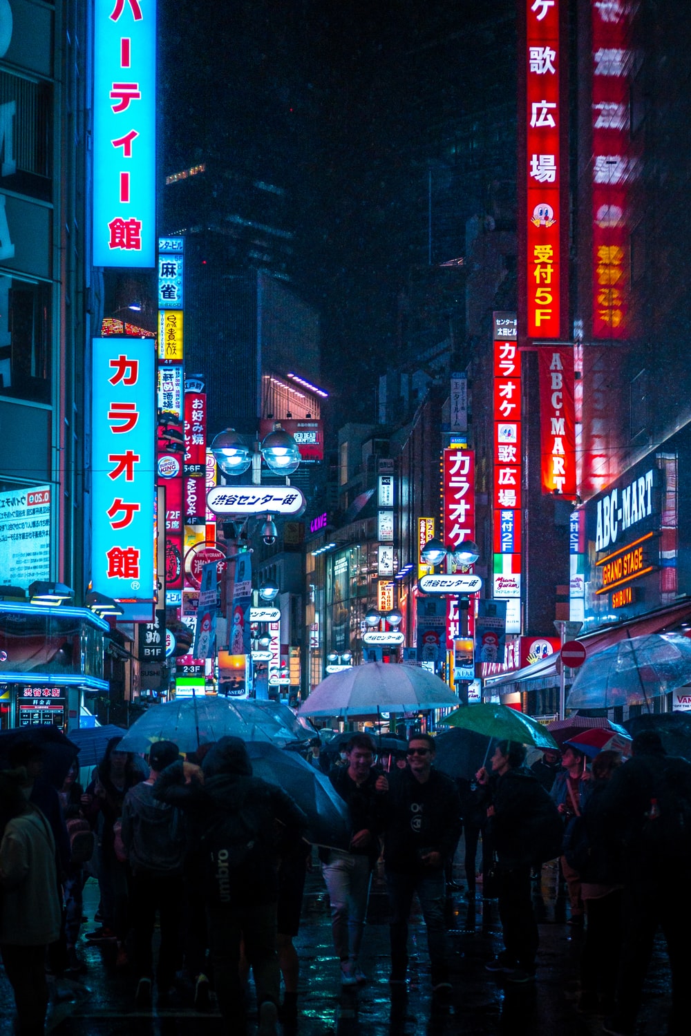 strada Tokyo notte insegne neon, 1000x1500 Full HD Verticale, Samsung Galaxy