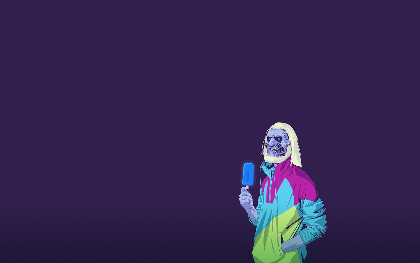 Yeti con occhiali e gelato, 1440x900 HD, Desktop