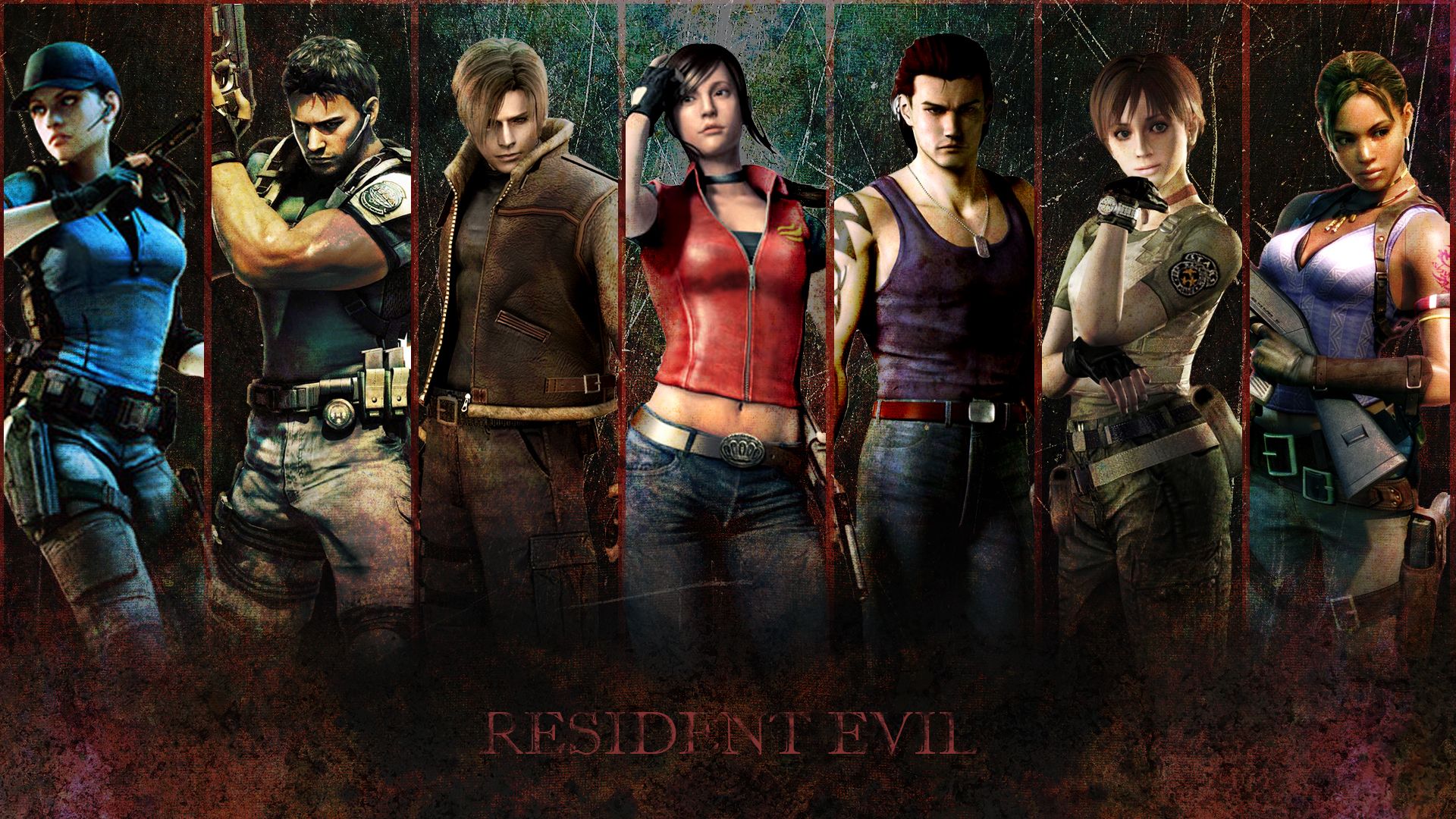 Personaggi Resident Evil gruppo, 1920x1080 1080p, Desktop