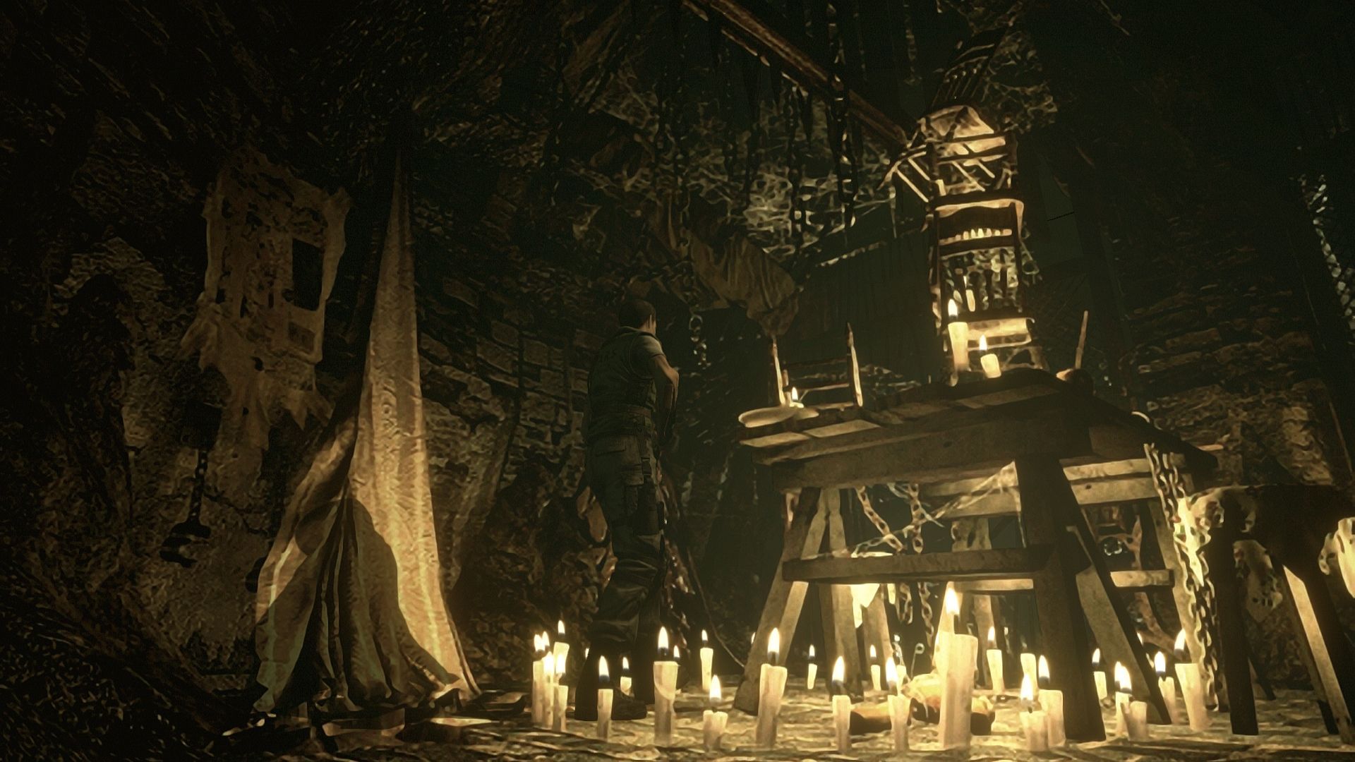 Resident Evil 7 santuario candele, 1920x1080 Full HD, Desktop