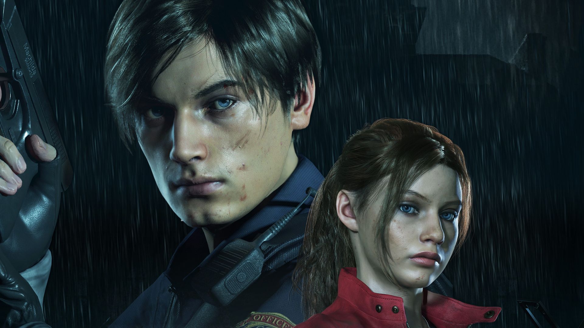 Leon e Claire, Resident Evil 2, 1920x1080 Full HD, PC