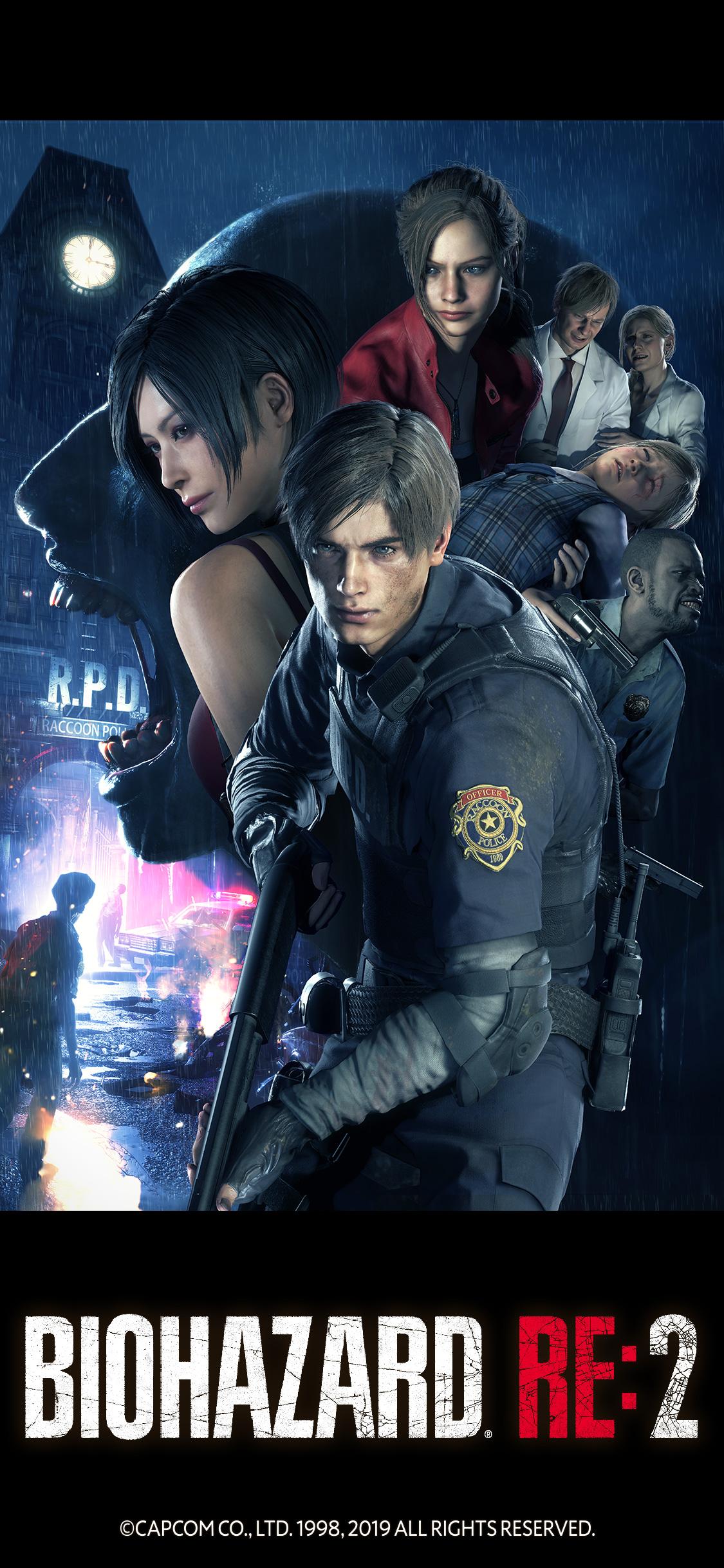 Resident Evil 2 remake personaggi, 1125x2436 Full HD Verticale, iPhone Pro Max