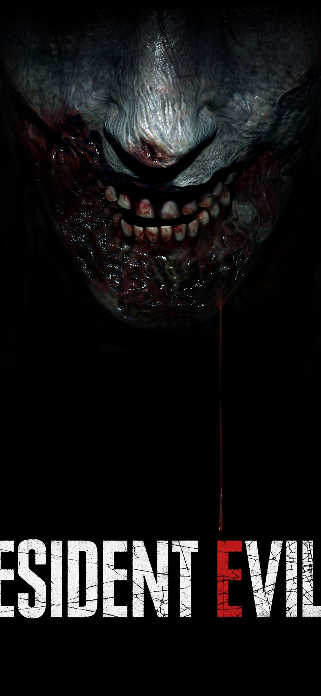 Resident Evil volto zombie sanguinante, 1125x2436 Full HD Verticale, iPhone Air