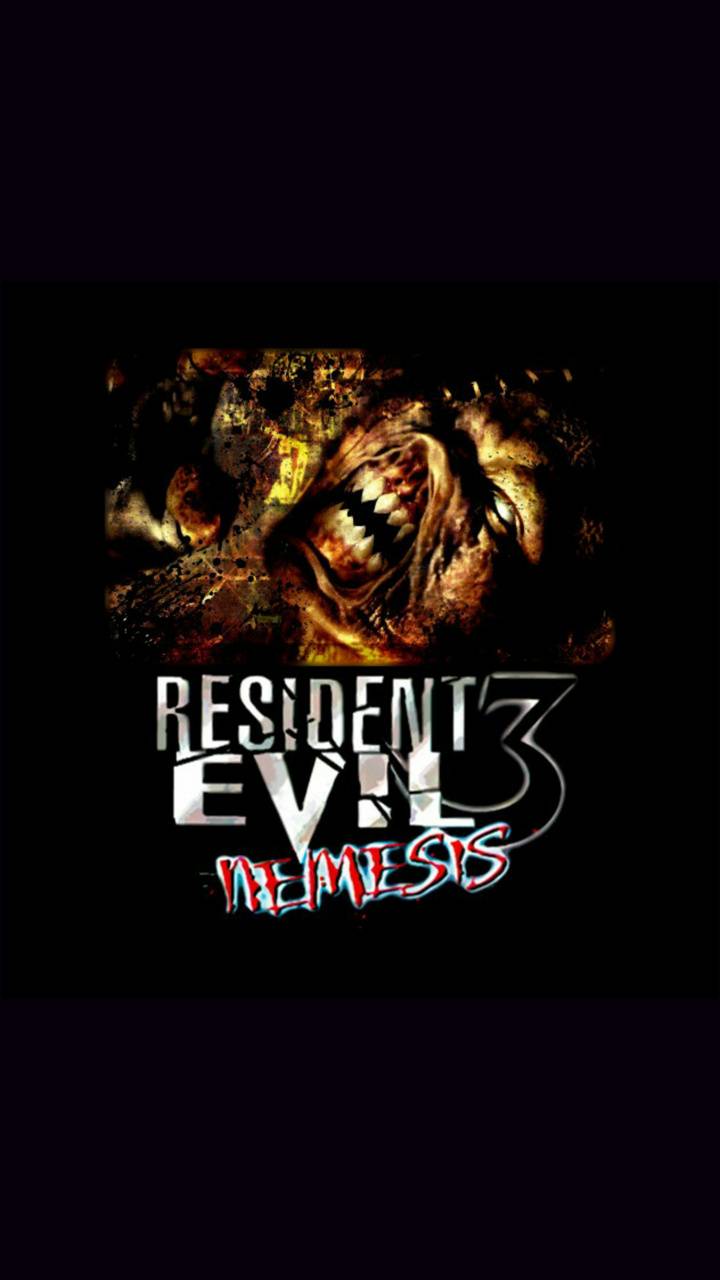Resident Evil 3 Nemesis logo, 720x1280 Verticale, iPhone Pro Max