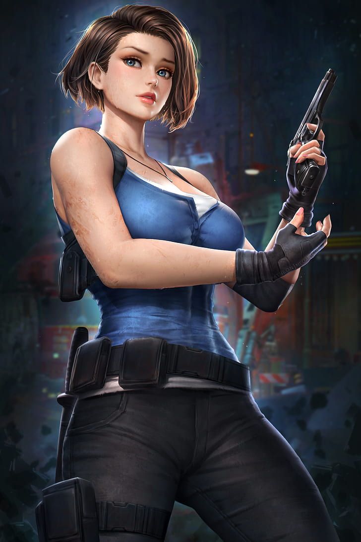 Jill Valentine Resident Evil, 728x1091 Verticale, iPhone