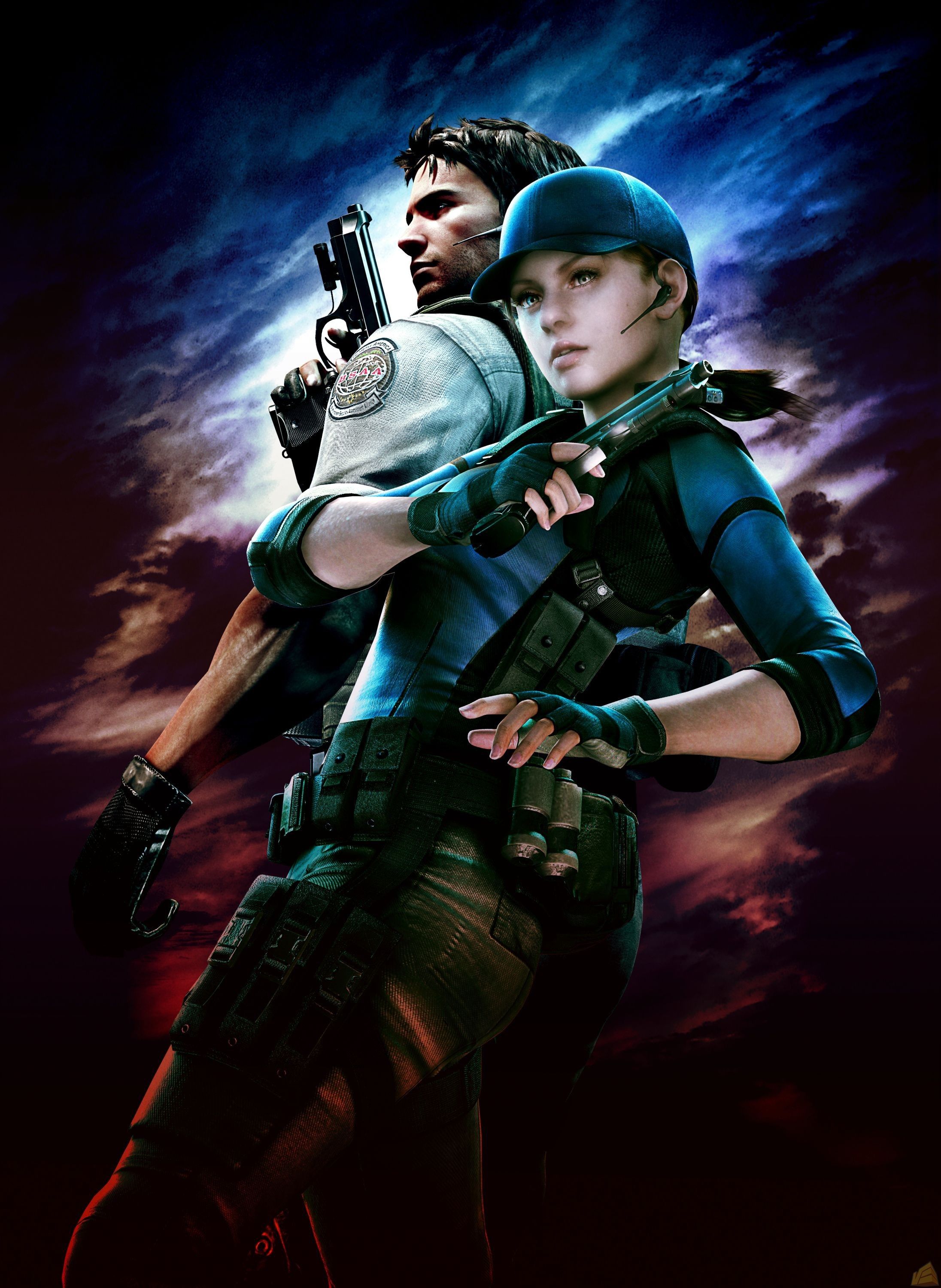 Resident Evil Chris e Jill, 2192x3000 Full HD Verticale, iPhone