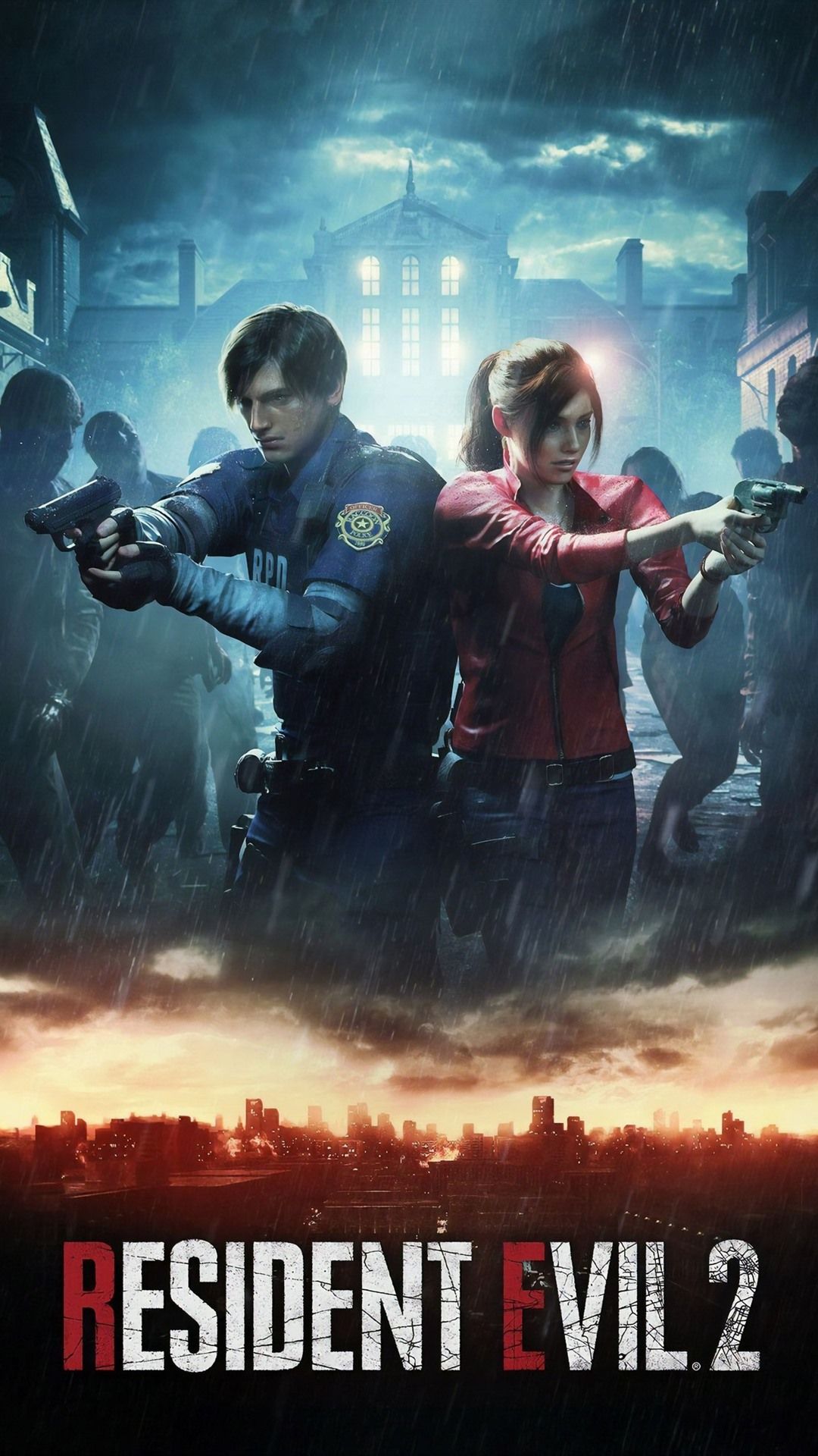 Resident Evil 2 Remake personaggi, survival horror, 1080x1920 Full HD Verticale, iPhone Air