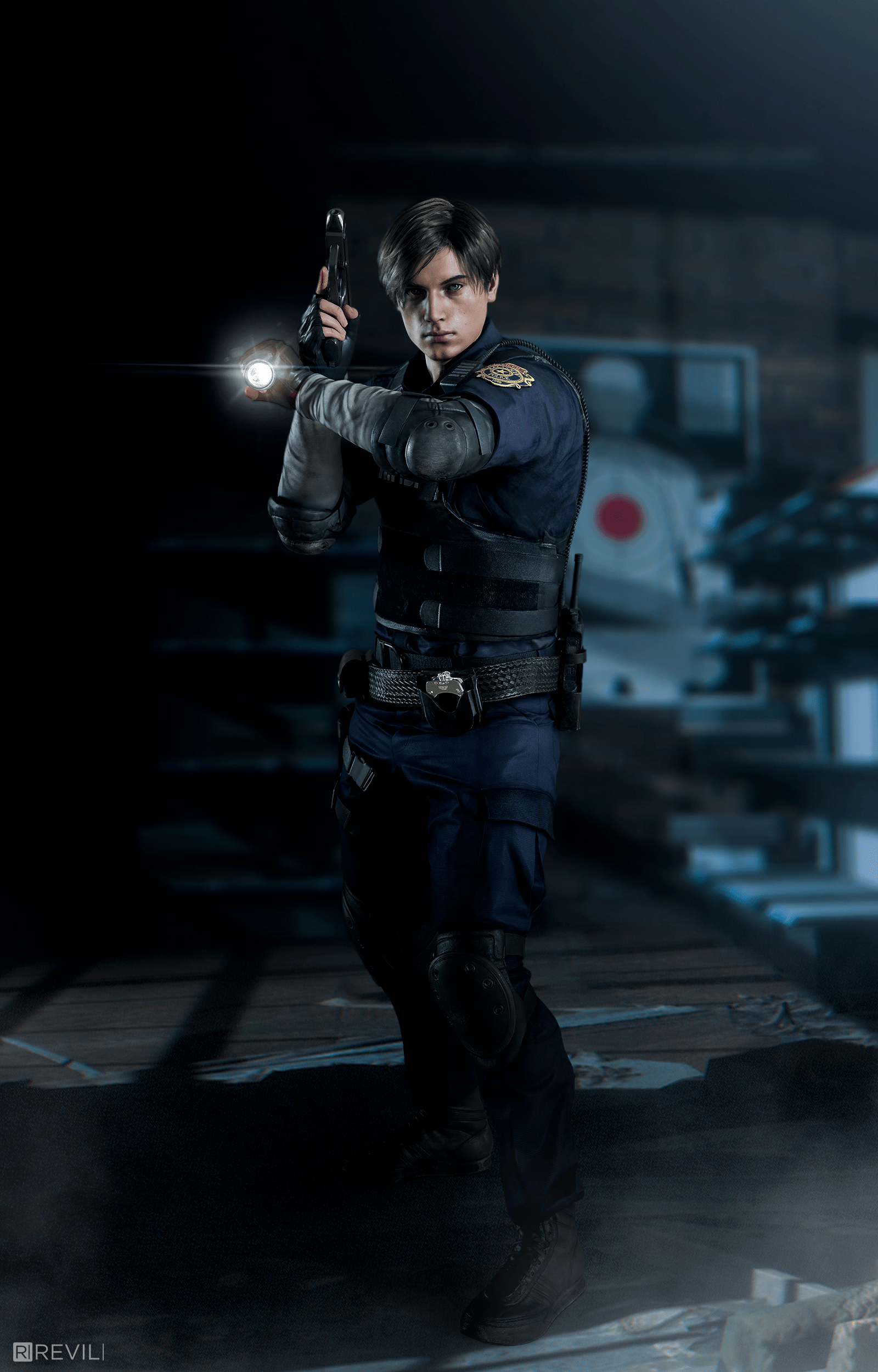 Leon Kennedy Resident Evil poliziotto, 1600x2500 Full HD Verticale, iPhone Pro Max