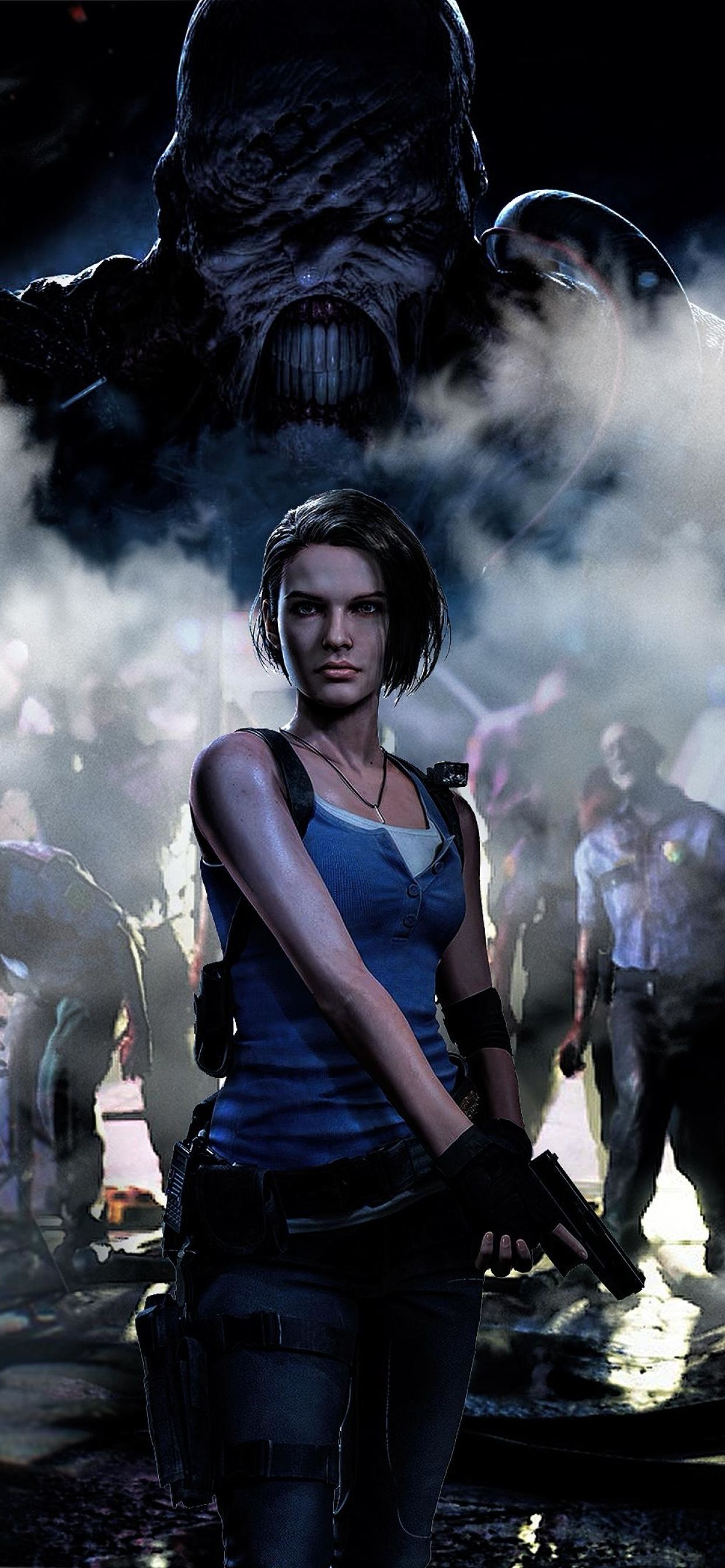 Jill Valentine Resident Evil 3, 1242x2688 Verticale, iPhone Pro