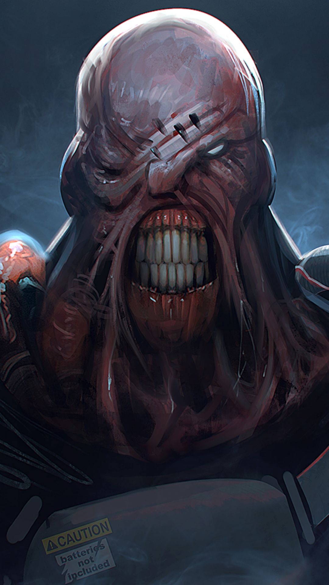 Nemesis Resident Evil creatura mutante, 1080x1920 Verticale, iPhone Pro